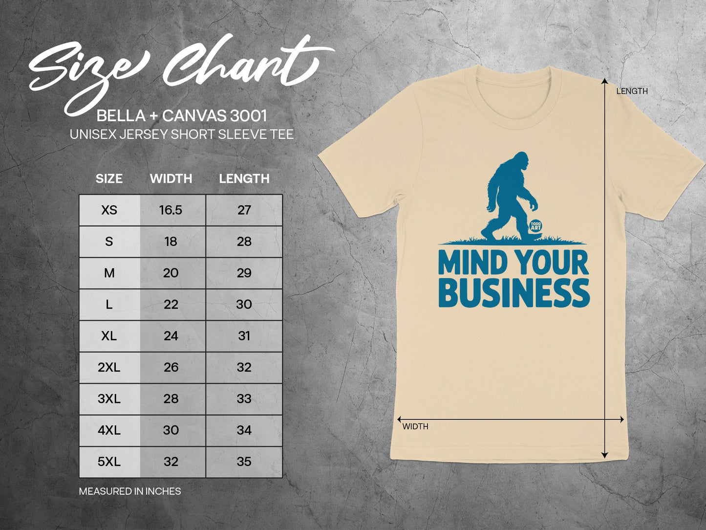 Mind Your Business Bigfoot Graphic Tee product