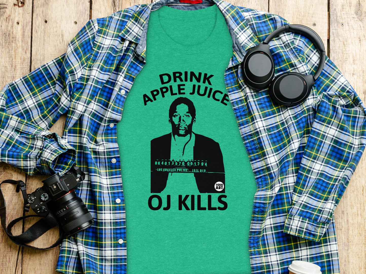 Drink Apple Juice OJ Kills Graphic T-Shirt