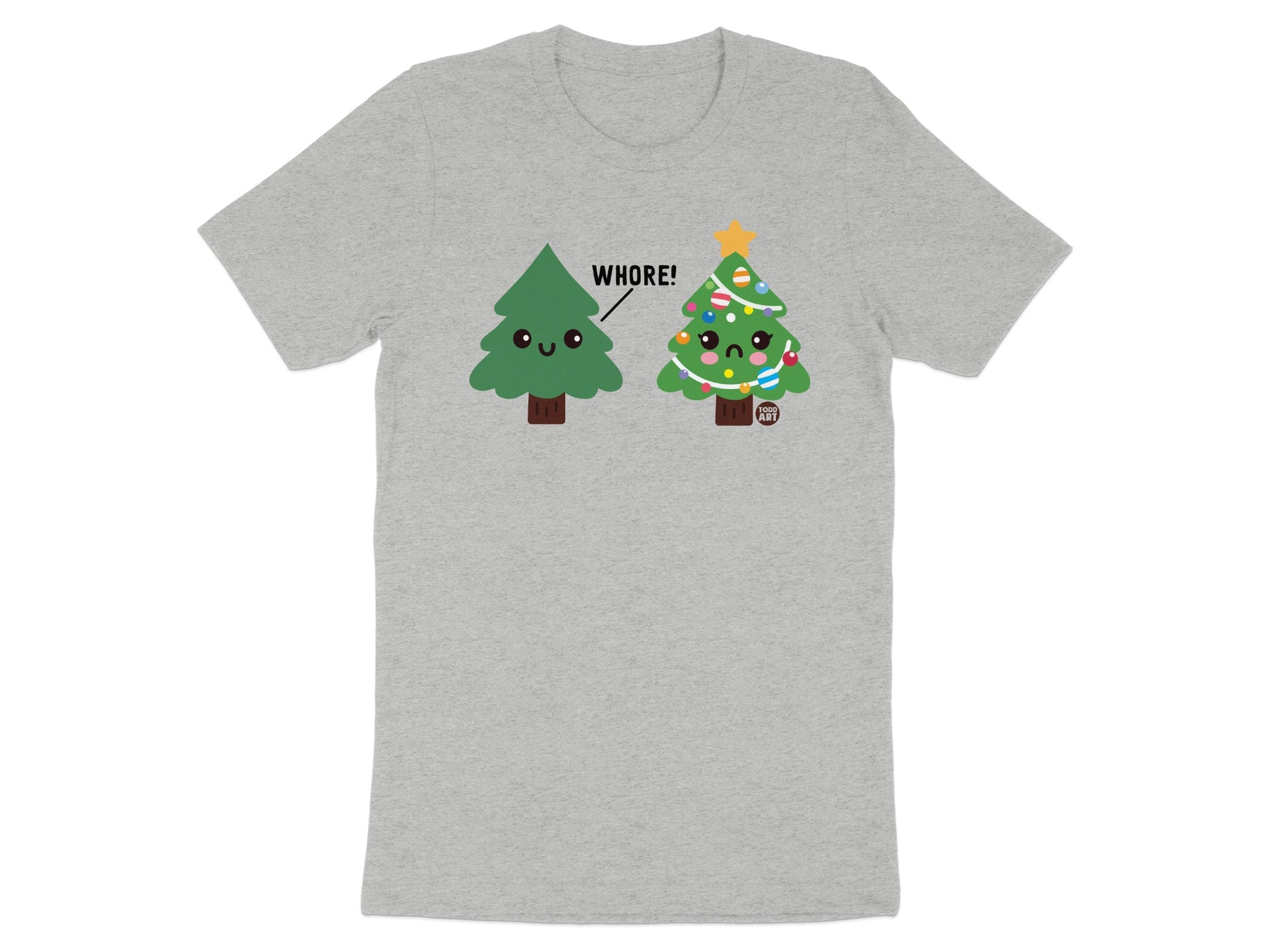 Funny Christmas Tree Graphic Design T-Shirt product