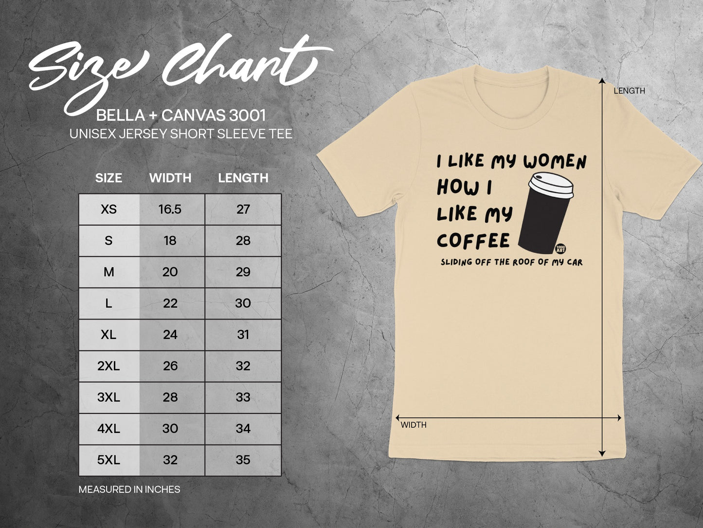 I Like My Women How I Like My Coffee Tee product type