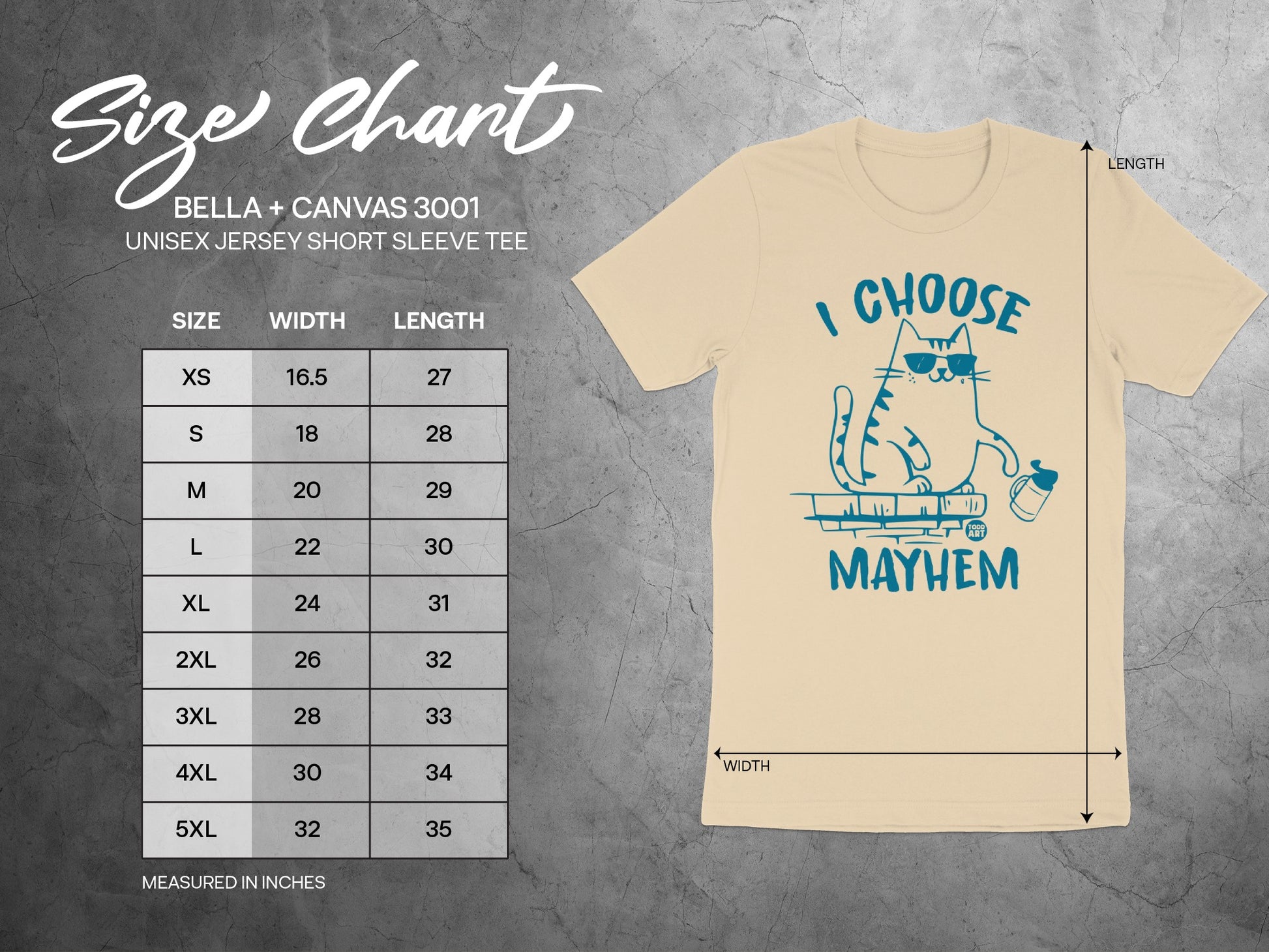 I Choose Mayhem Unisex Jersey Short Sleeve Tee product