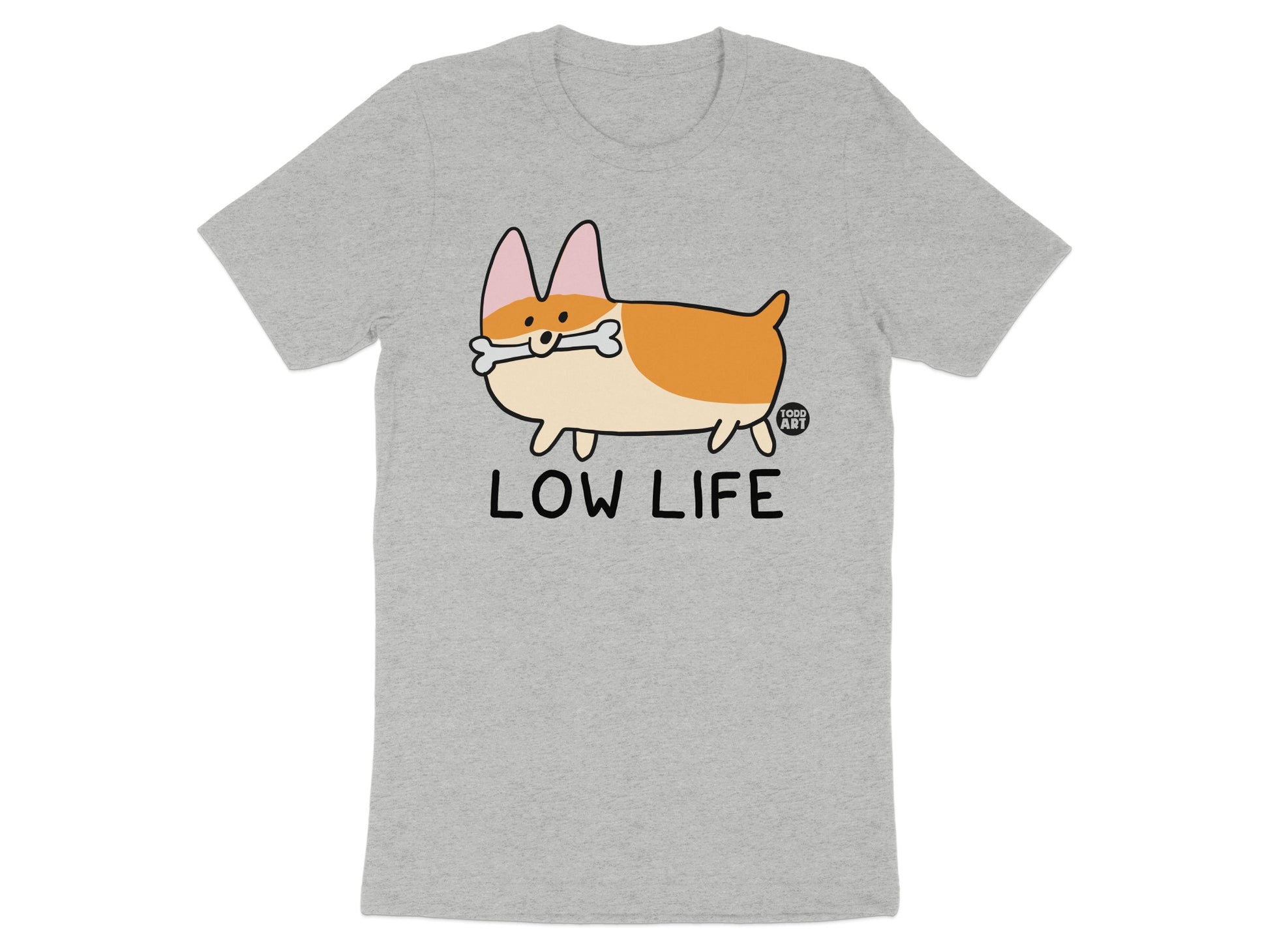 Corgi Graphic Low Life Design T-Shirt funny product
