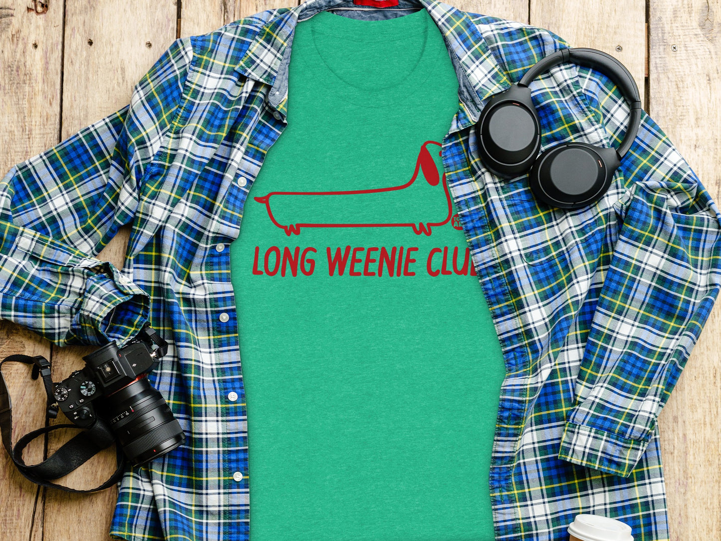 Long Weenie Club Green Graphic Tee product type