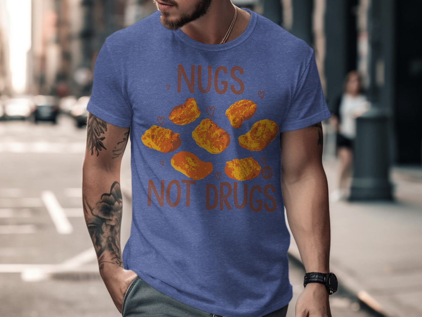 Nugs Not Drugs Graphic Print T shirt product