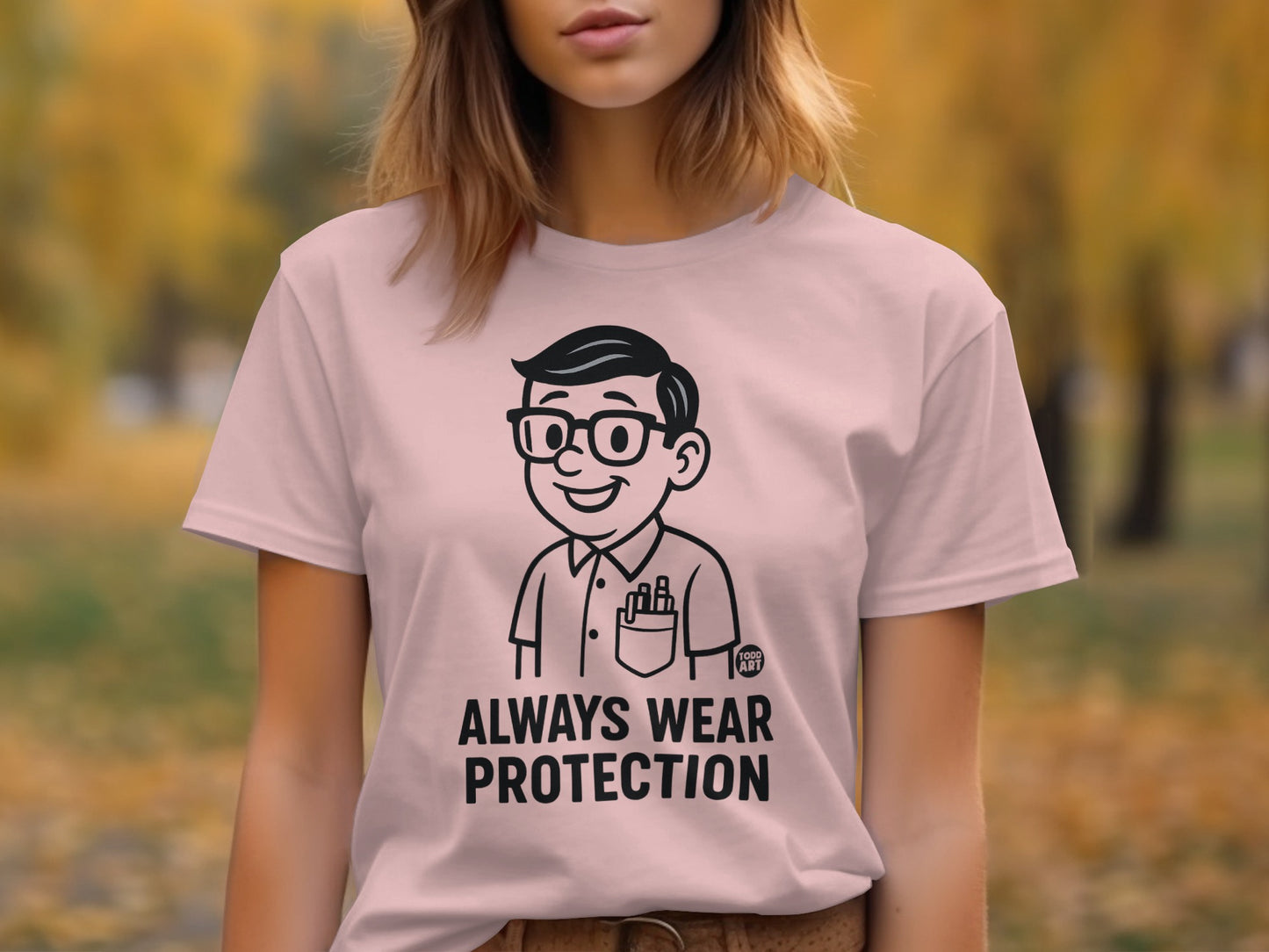 Always Wear Protection Graphic Tee Shirt product type