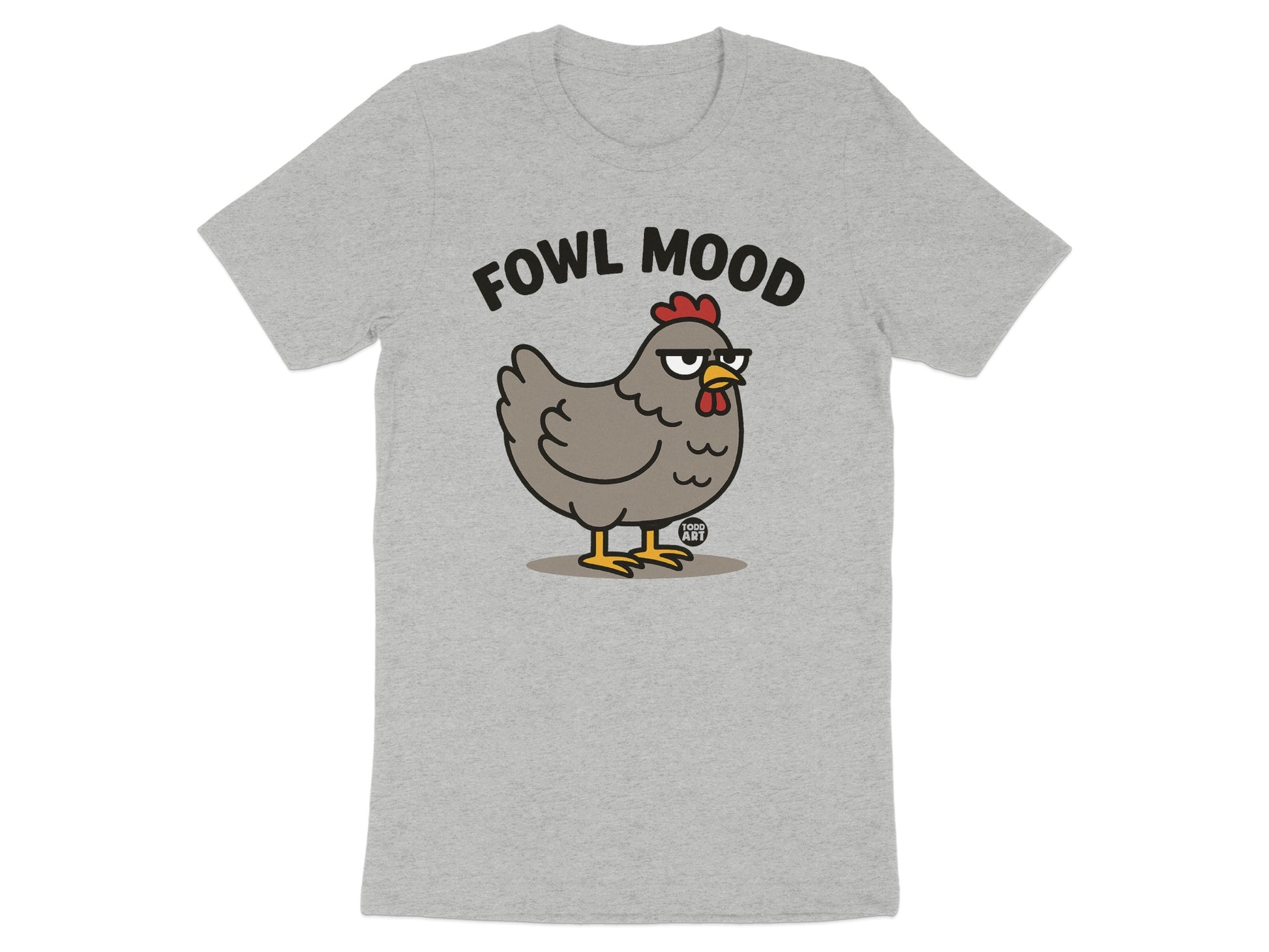 Fowl Mood Graphic Chicken T-Shirt casual style product