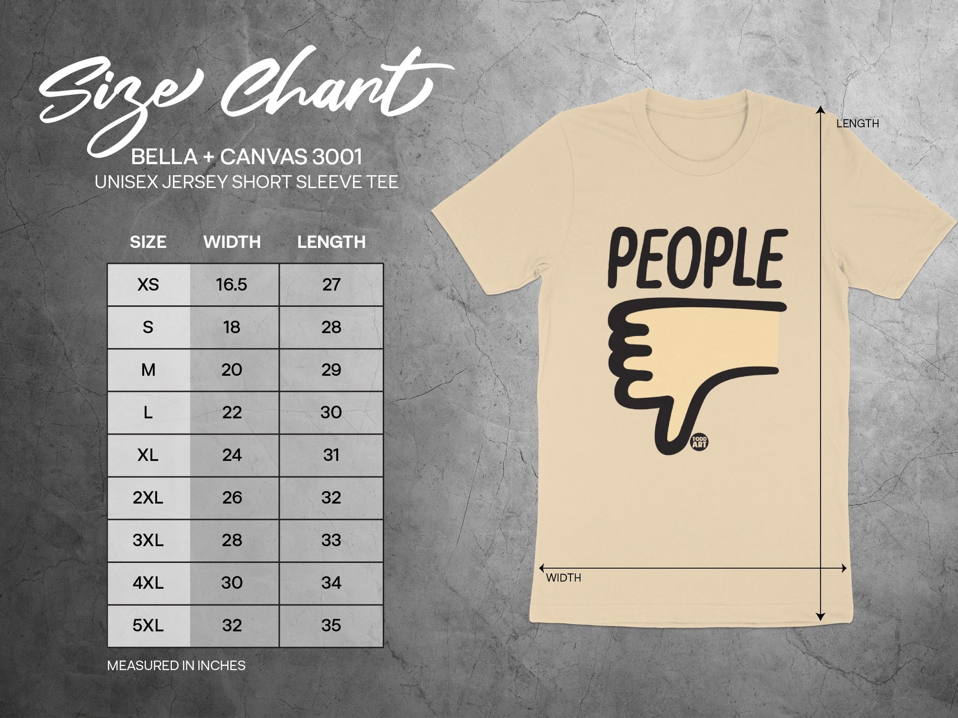 People Graphic Bella+Canvas Short Sleeve Tee product type