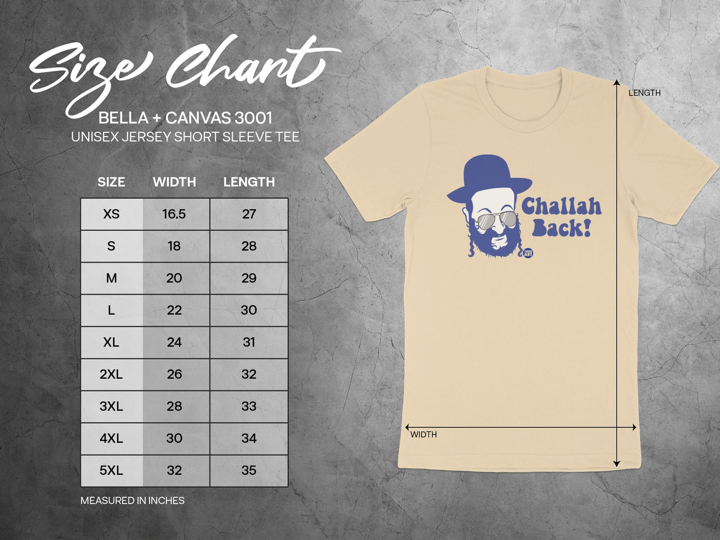 Challah Back Unisex Jersey Short Sleeve Tee product