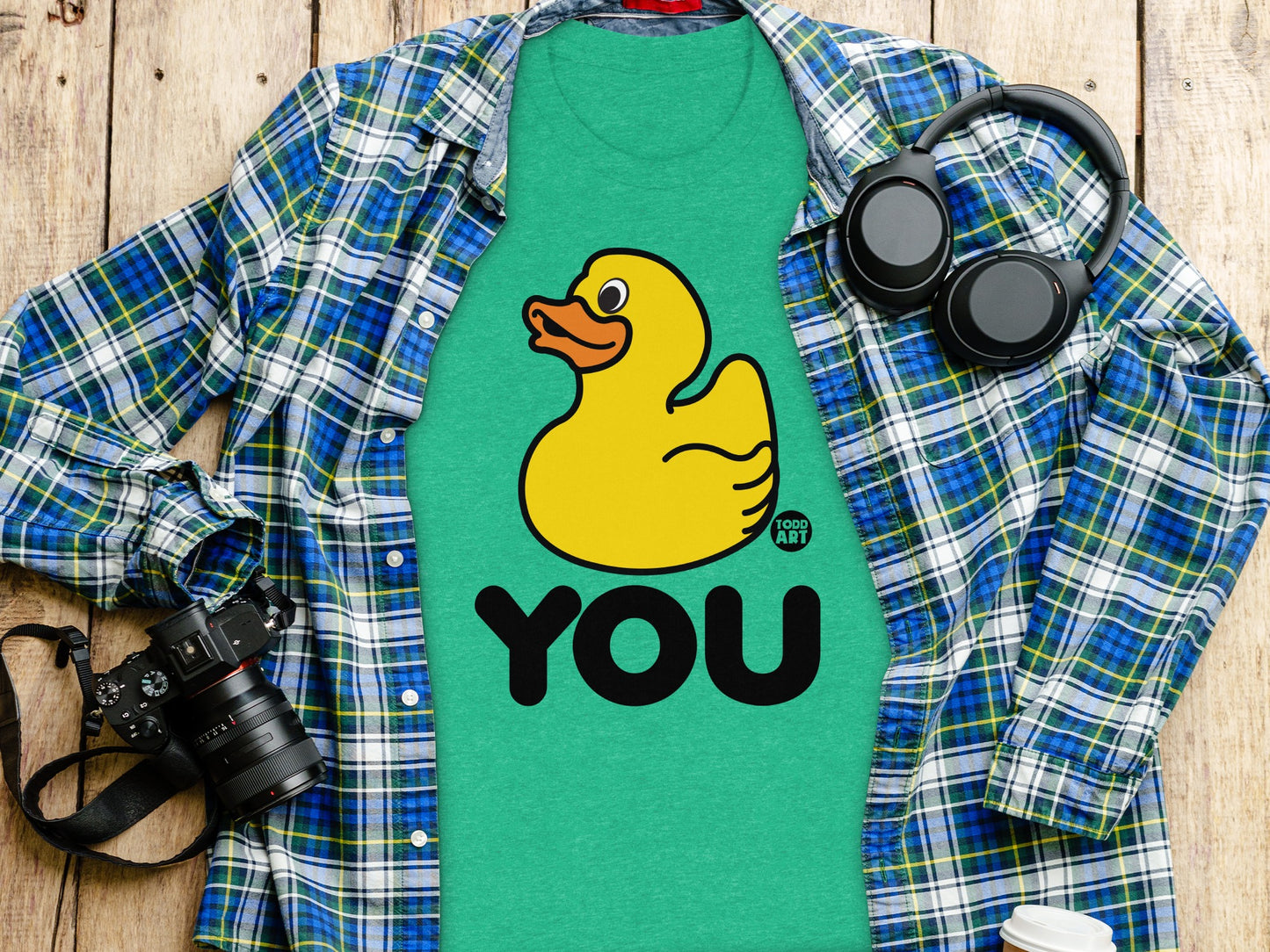 Funny Rubber Duck You Text Graphic T-Shirt product type