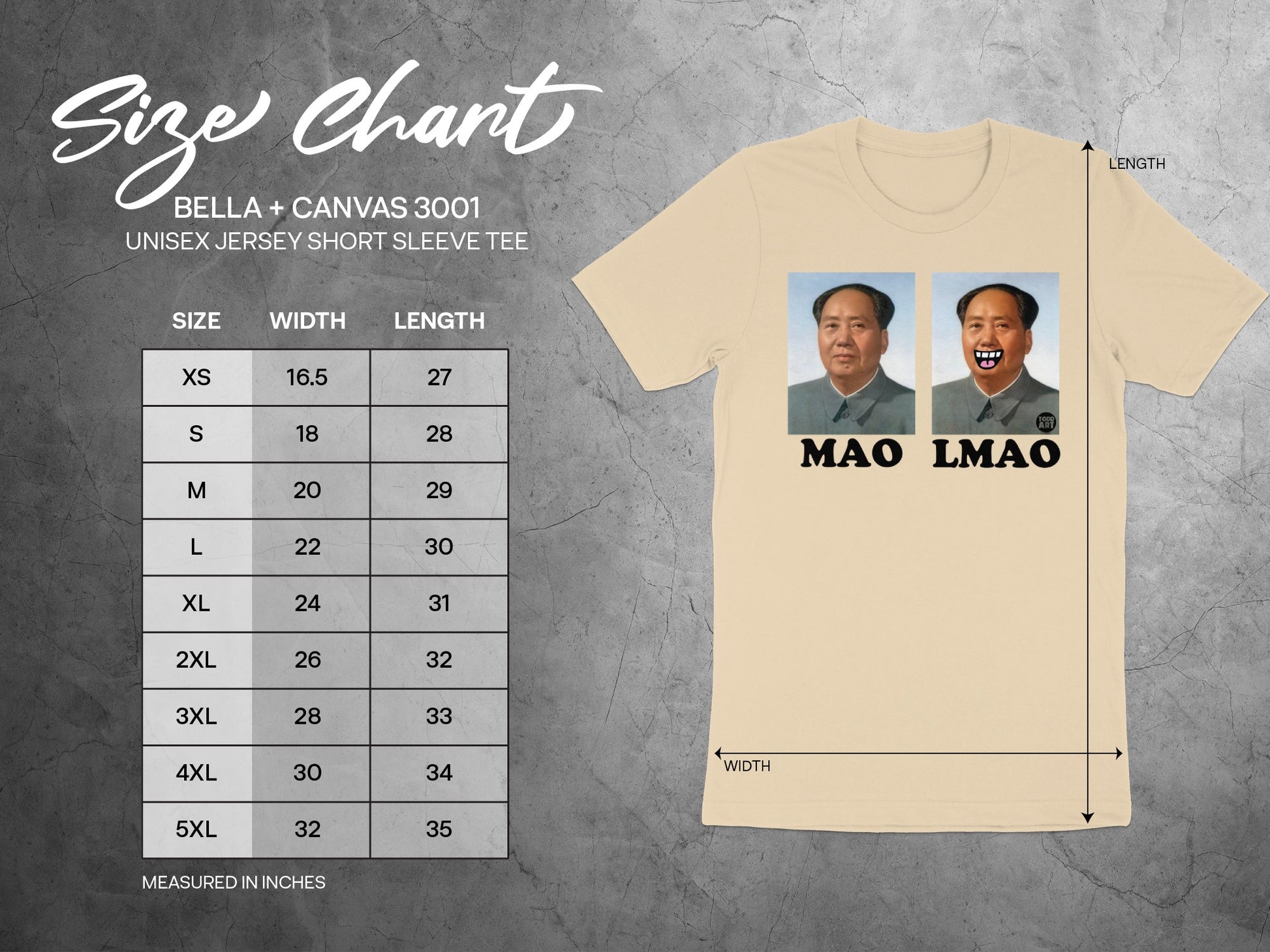 Mao Meme Parody Unisex Jersey Short Sleeve Tee product type