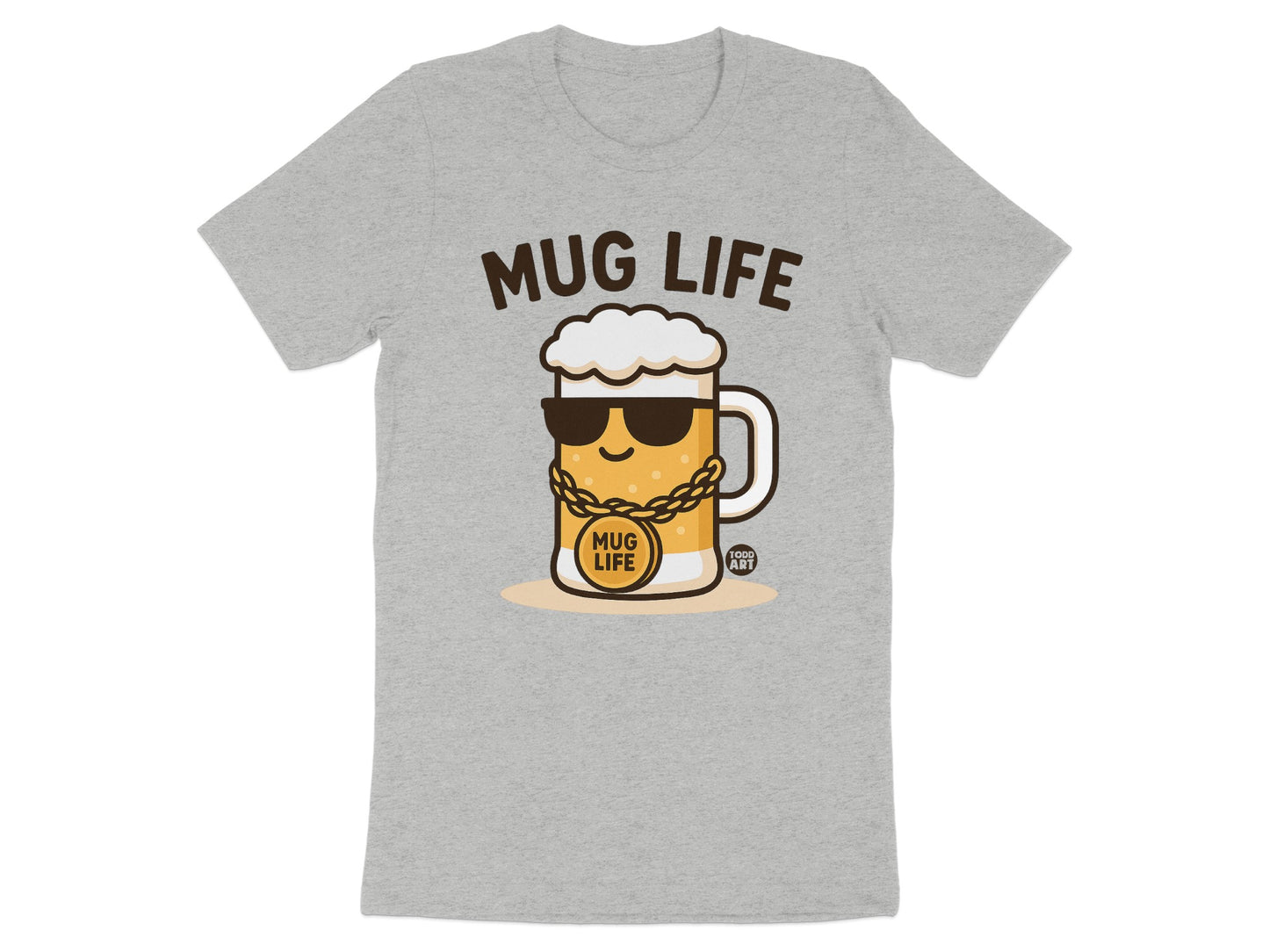Fun Mug Life Graphic Tee Shirt Novelty Clothing product