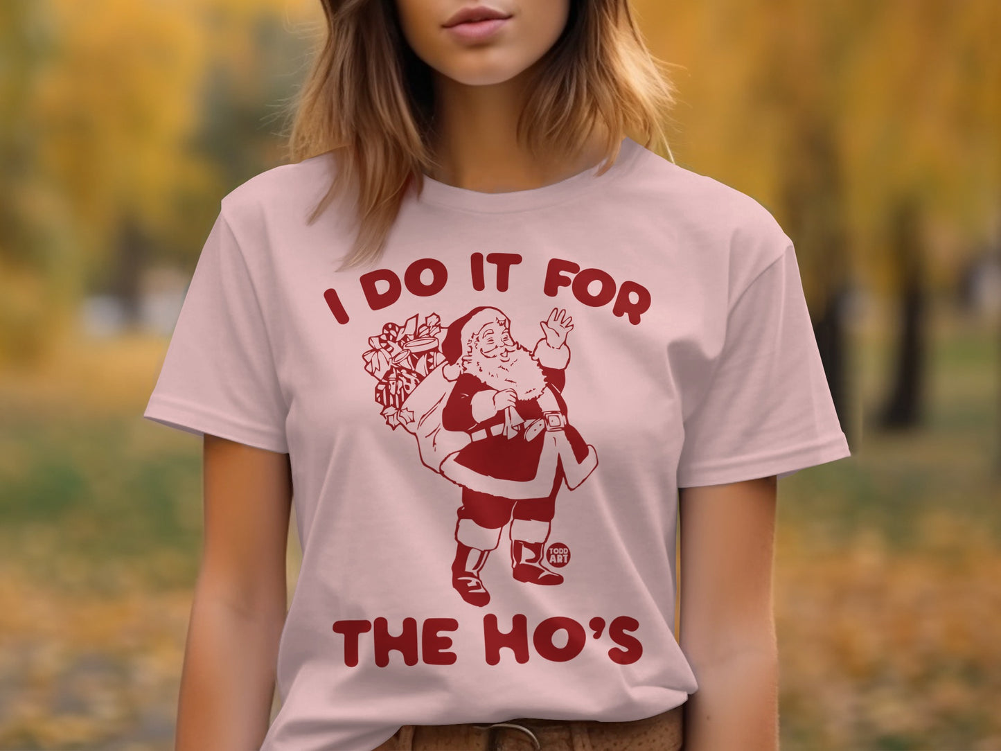 I Do It For The Ho's Santa Claus T-Shirt
