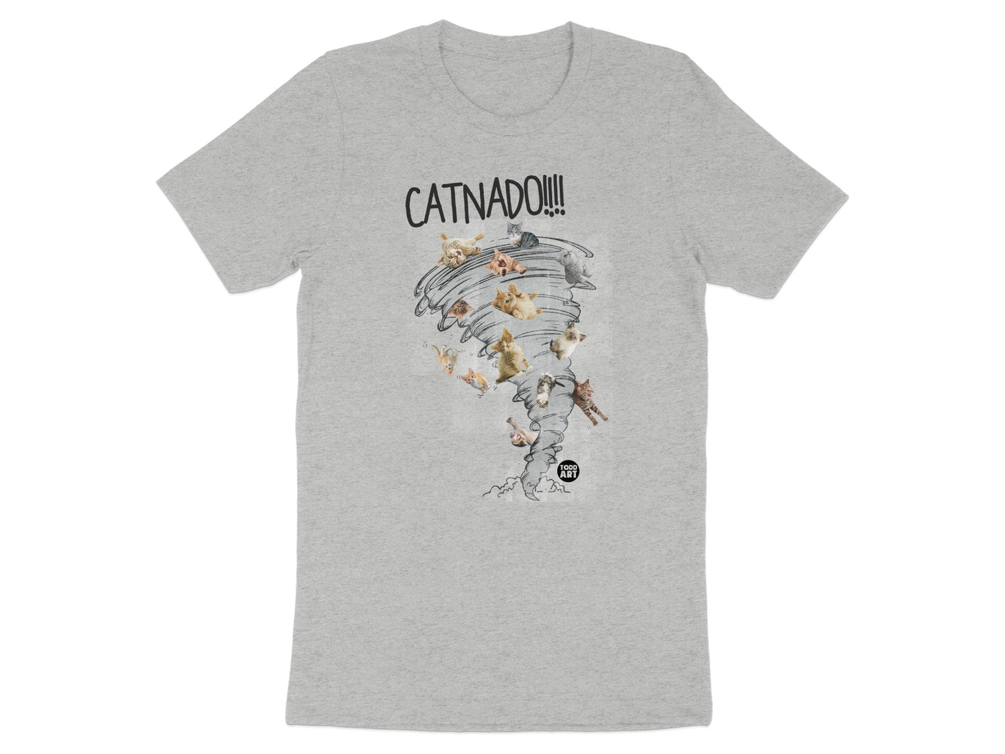Catnado Fun Graphic Short Sleeve T-Shirt product type