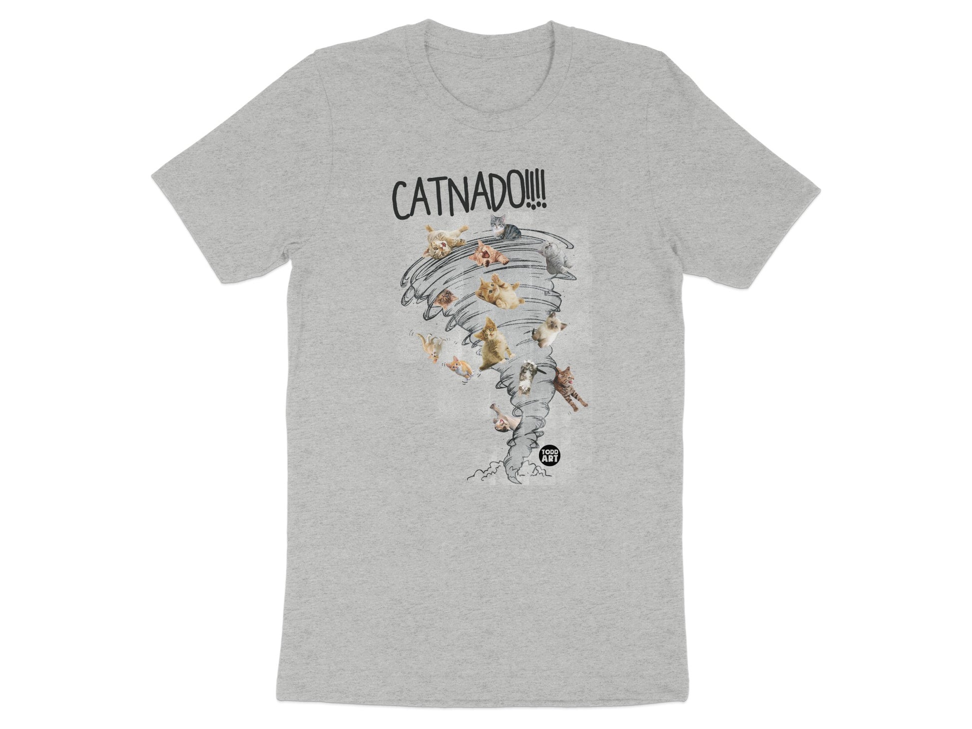 Catnado Fun Graphic Short Sleeve T-Shirt product type