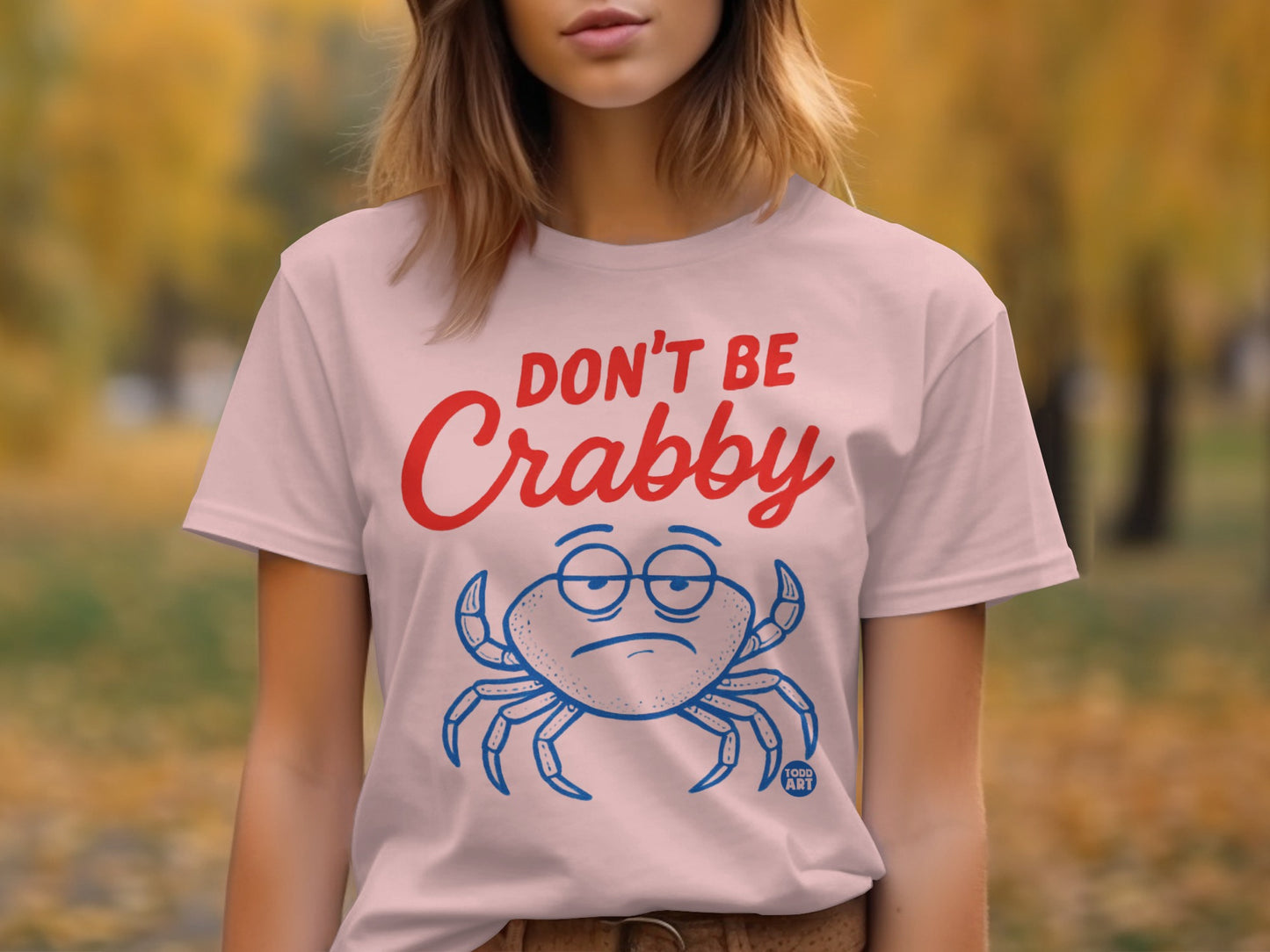 Don't Be Crabby Graphic Print T-shirt product type