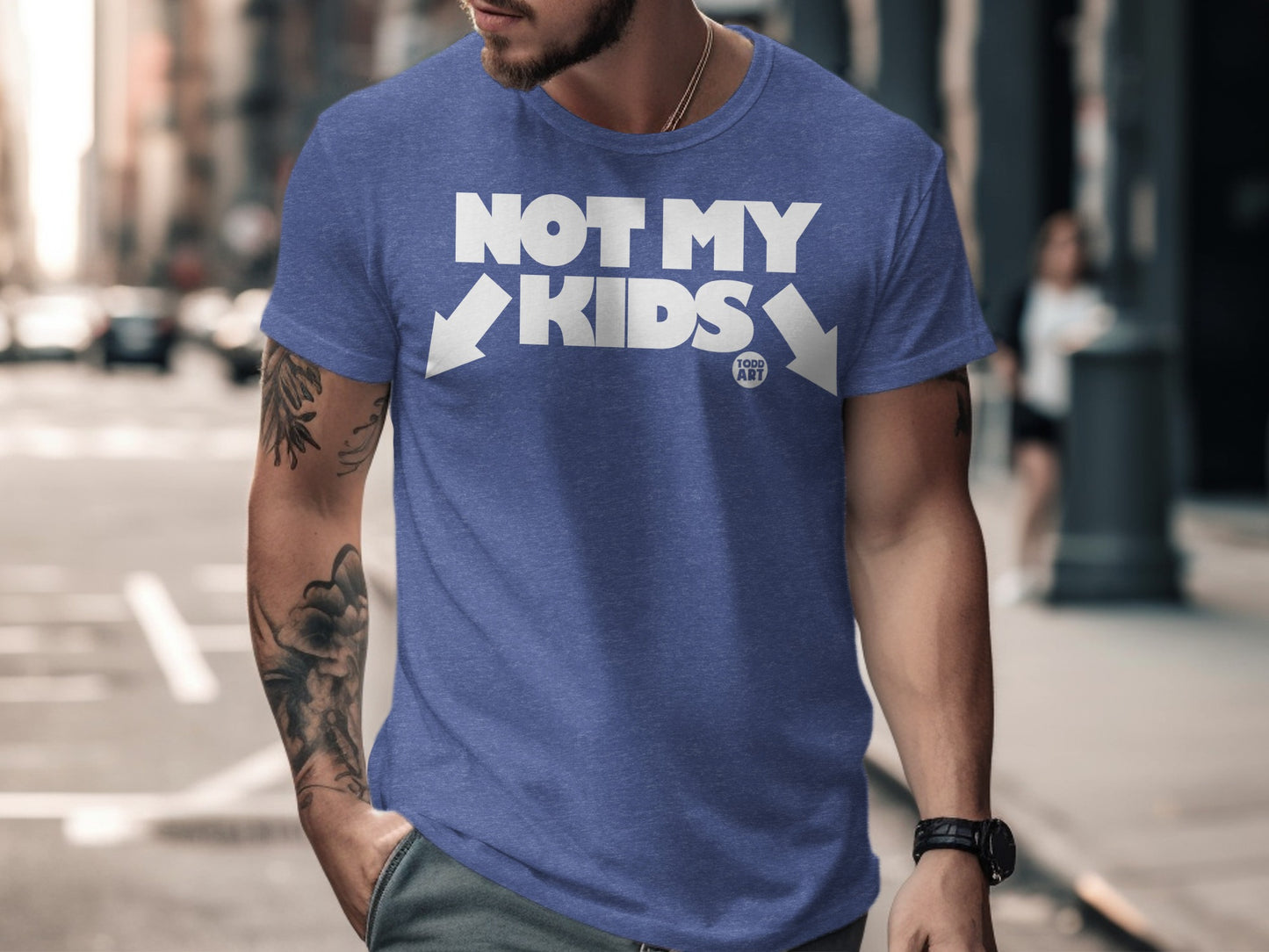 Not My Kids Bold Arrows Graphic Tee product