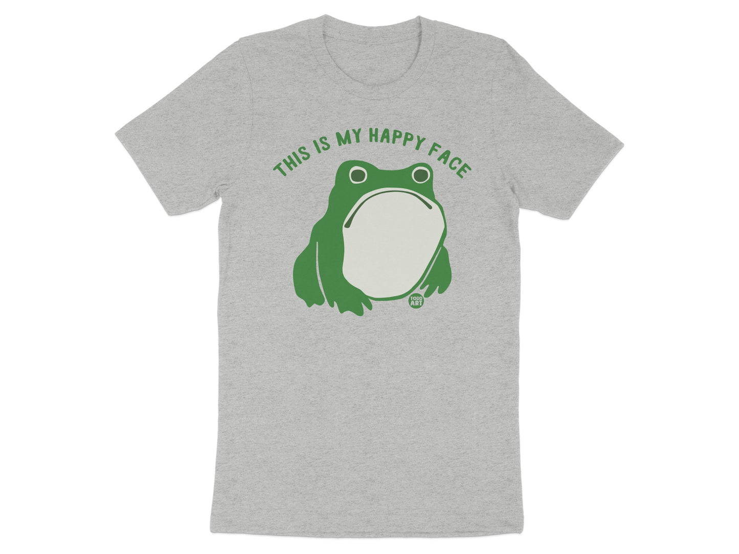 This is My Happy Face Frog Graphic Shirt product type
