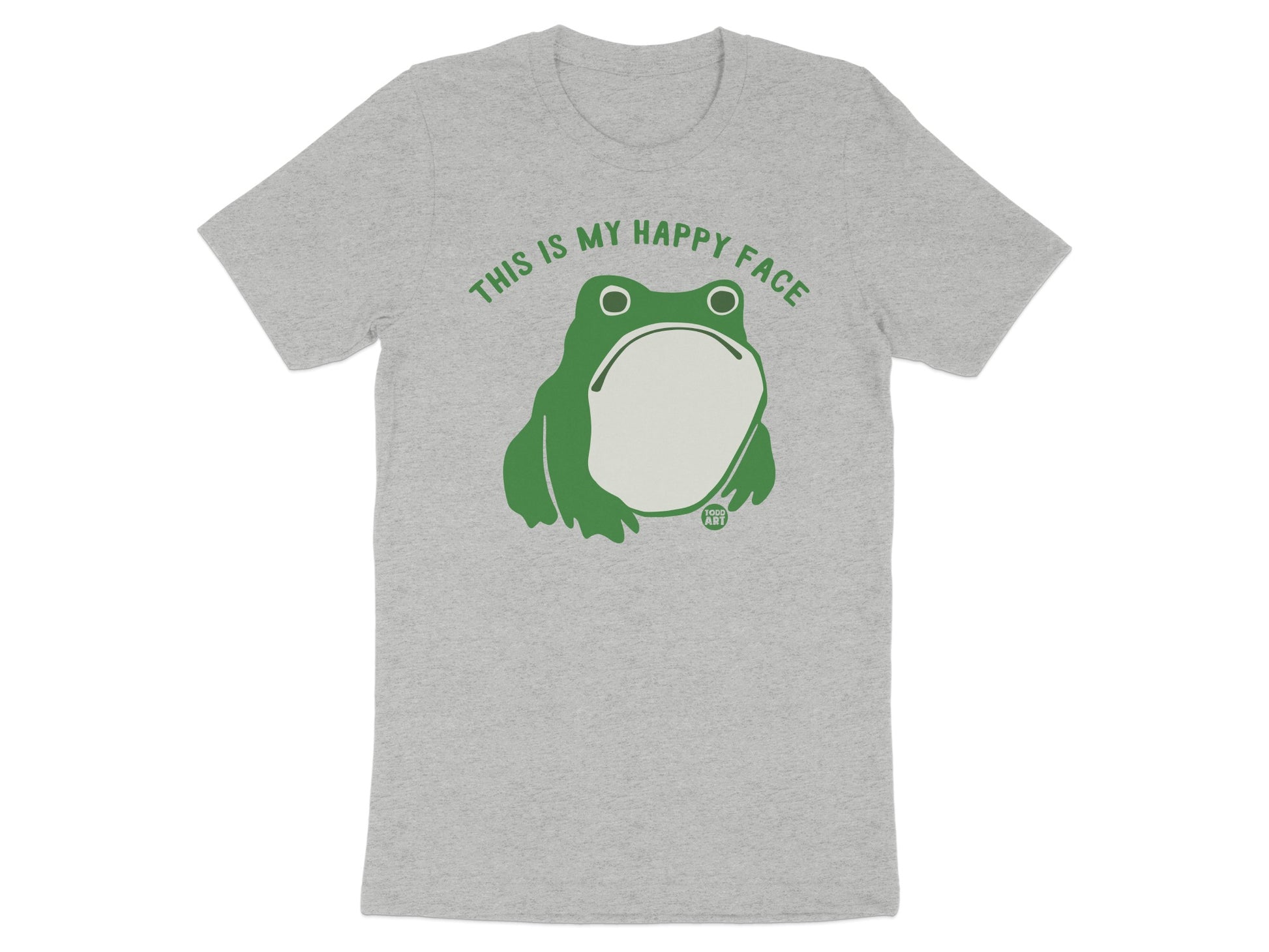 This is My Happy Face Frog Graphic Shirt product type
