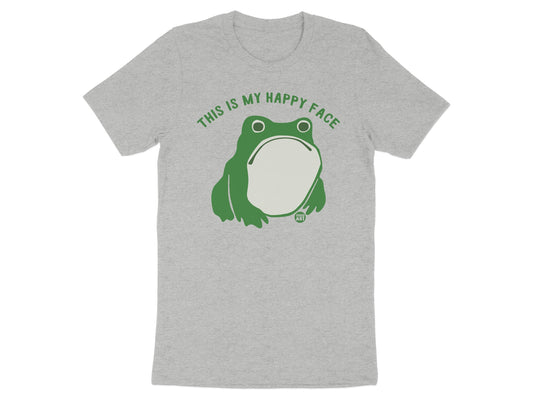 This is My Happy Face Frog Graphic Shirt product type