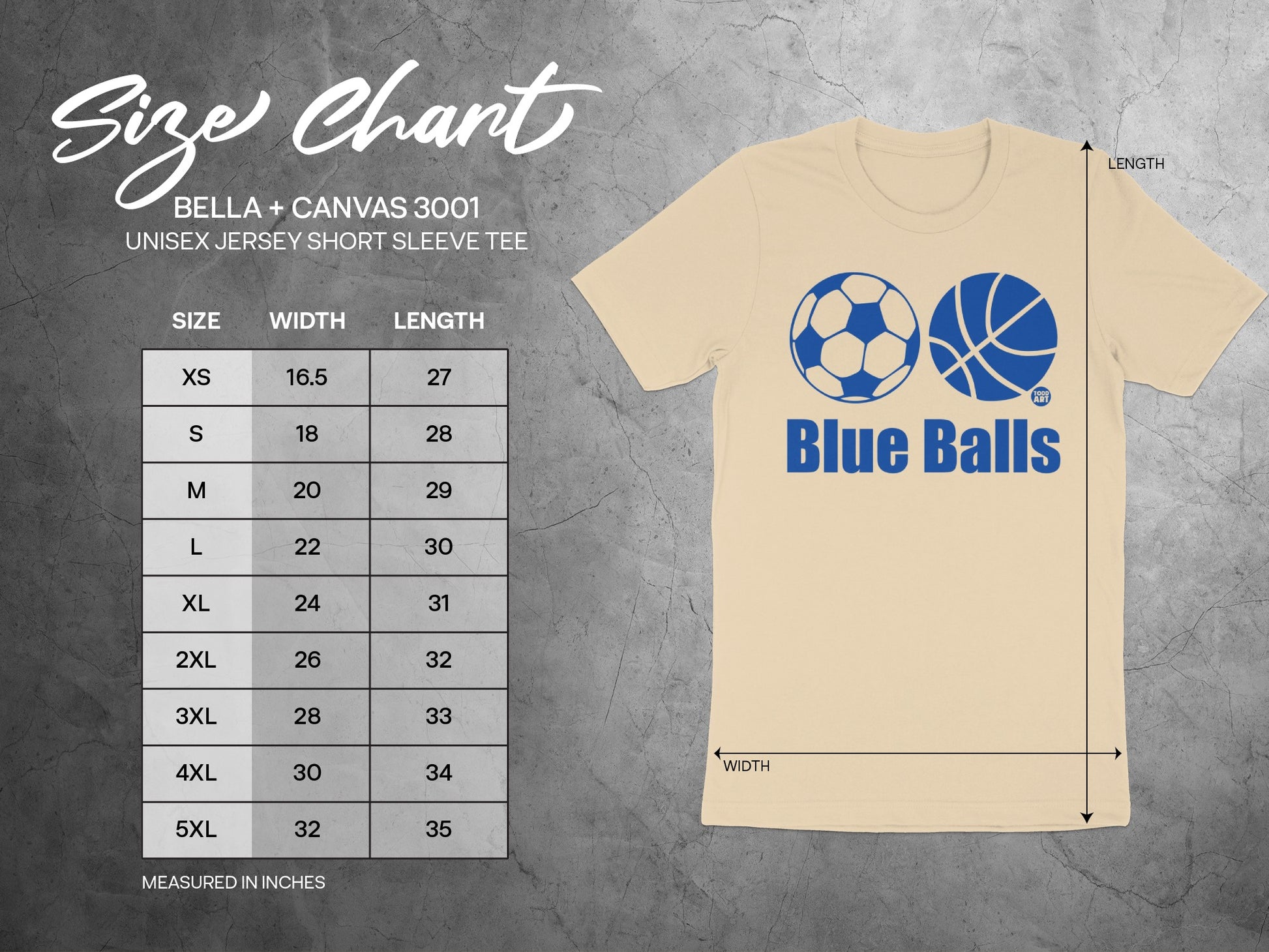 Funny Blue Balls Sports Design Unisex Short Sleeve Tee