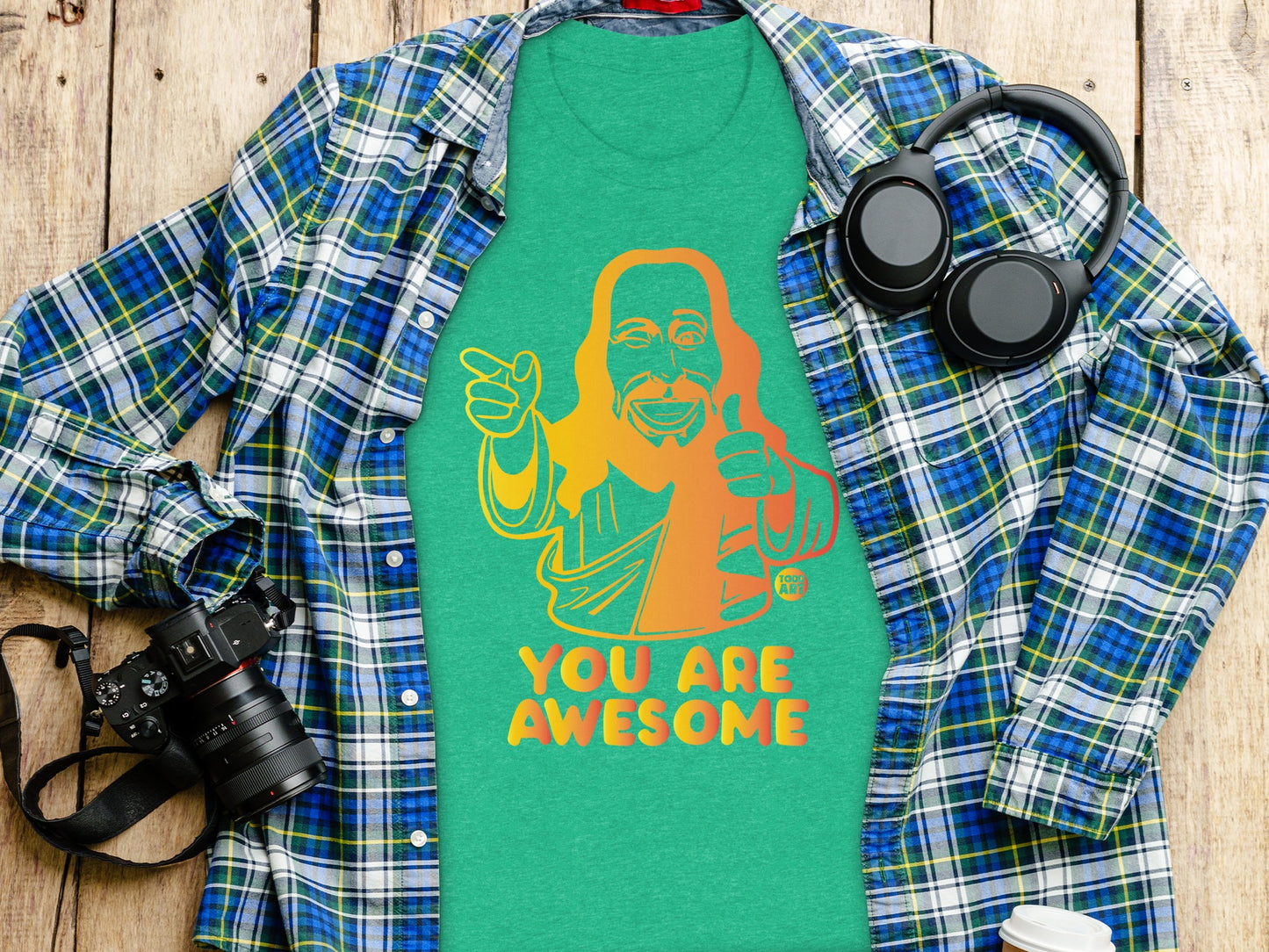 You Are Awesome Positive Message Graphic T-shirt product