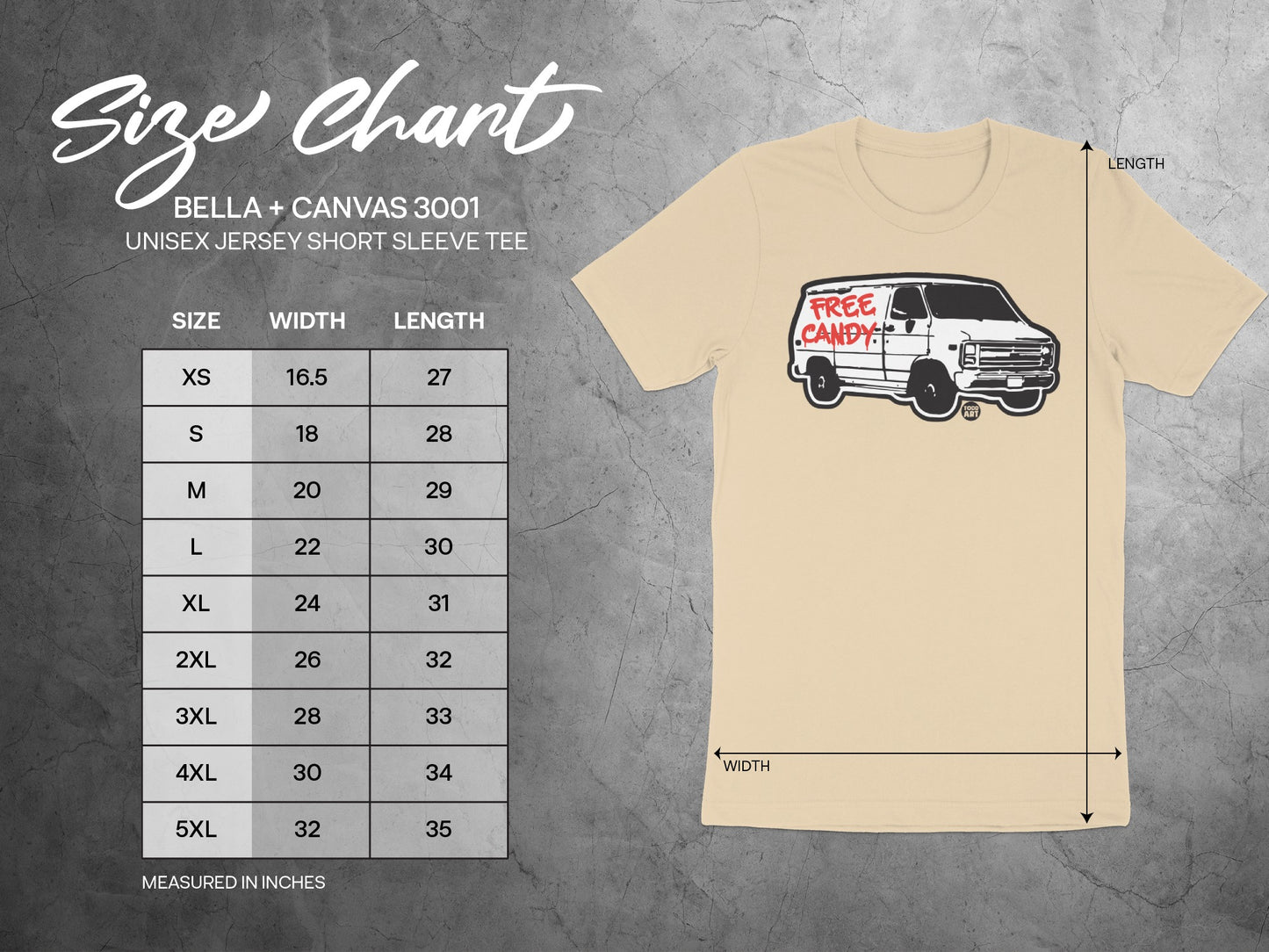 Free Candy Van Graphic Unisex Jersey Short Sleeve Tee product