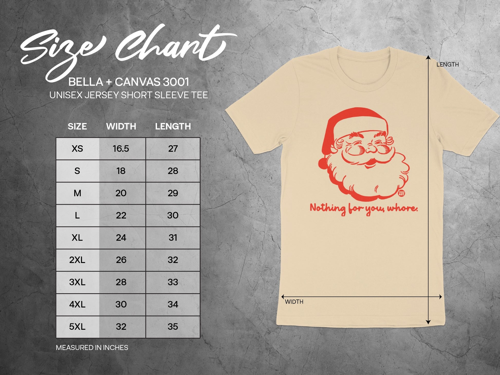 Santa Hat Graphic Unisex Short Sleeve Tee product
