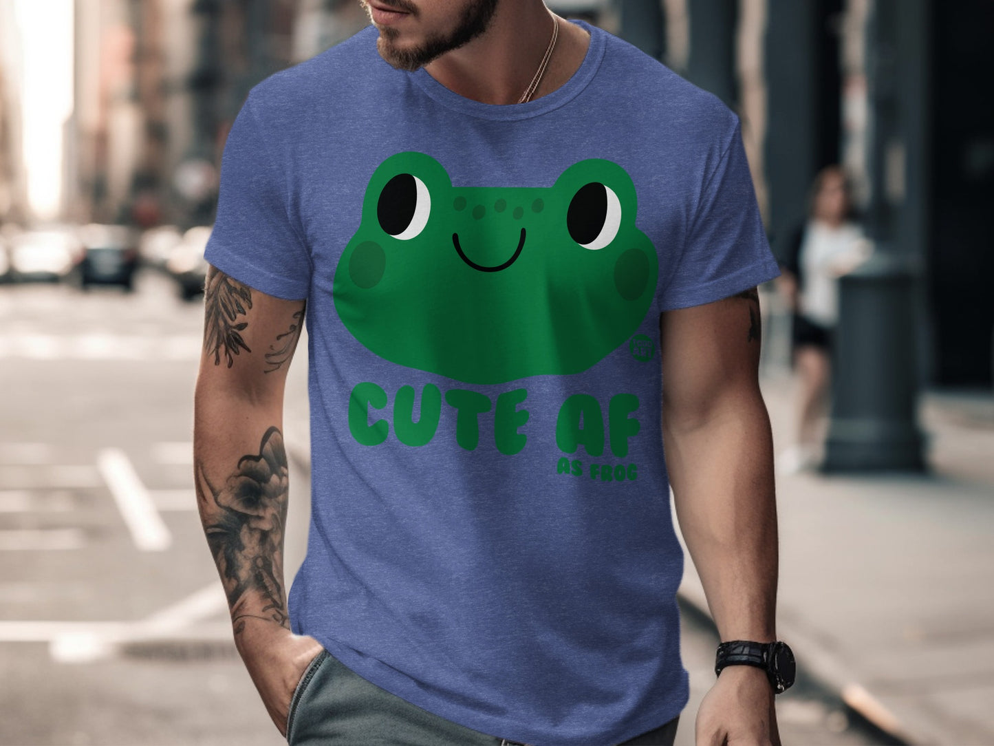 Cute AF Frog Graphic Tee Shirt Product