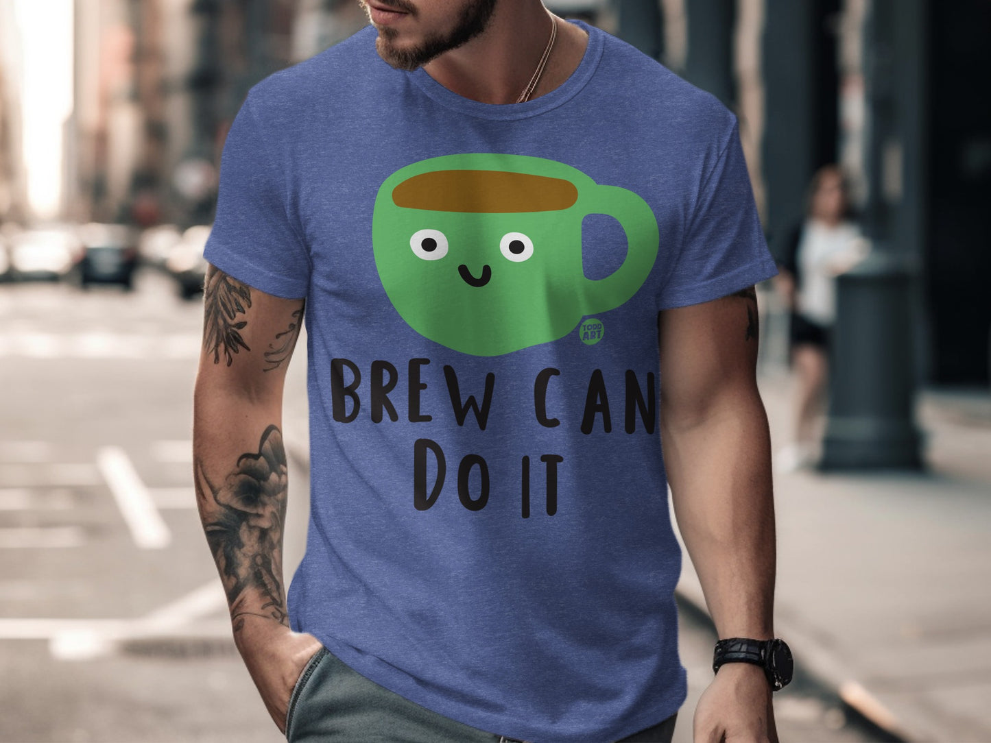 Brew Can Do It Blue Graphic T-Shirt product