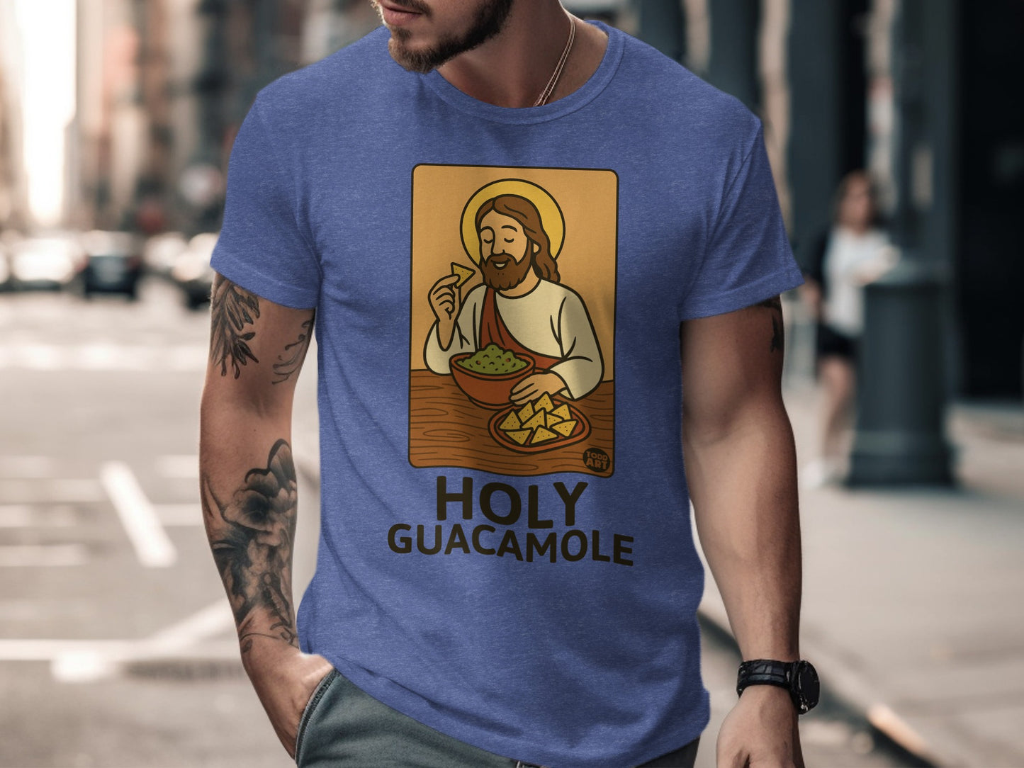 Humorous Holy Guacamole T-shirt design product type