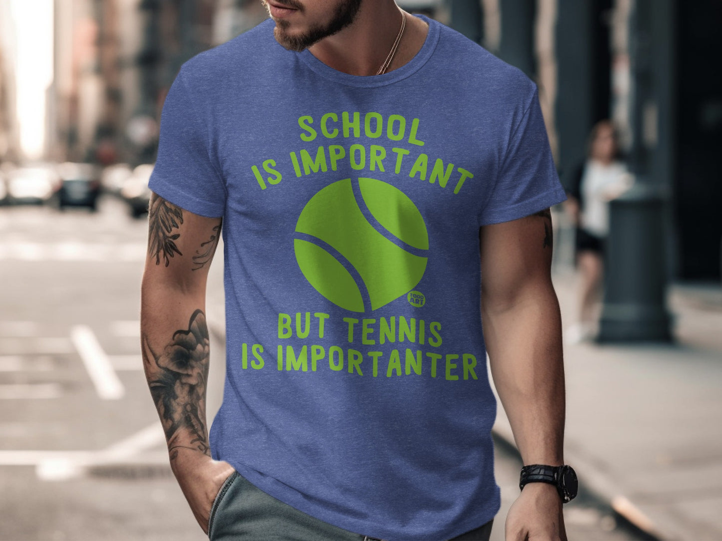 School Is Important But Tennis Is Importanter T-shirt