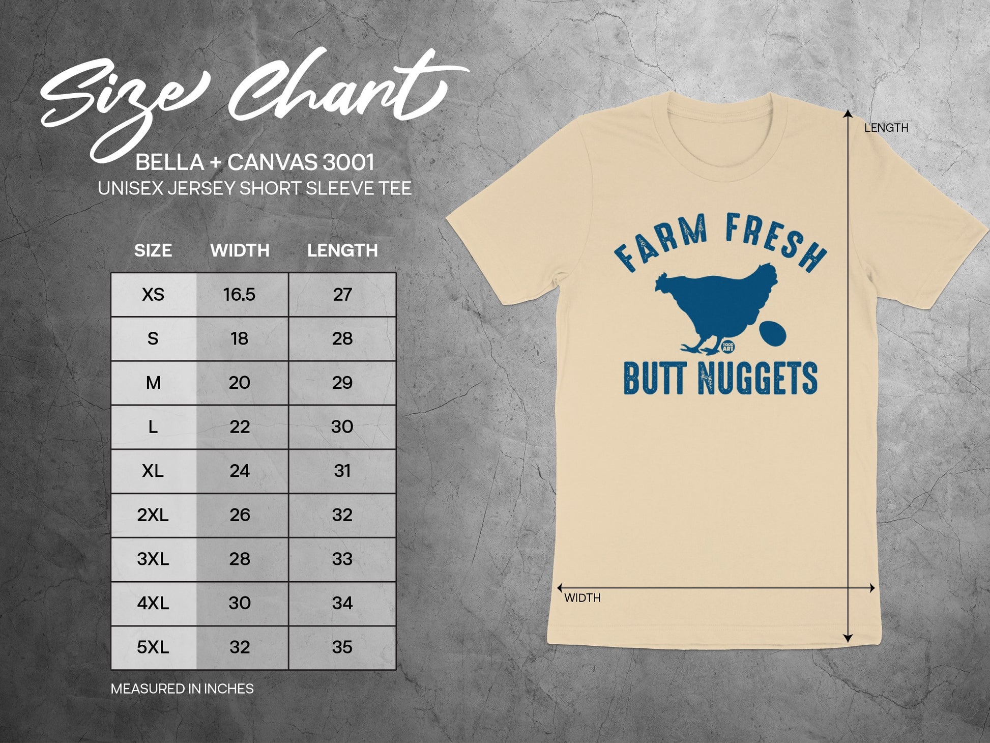 Farm Fresh Butt Nuggets Unisex Short Sleeve Tee product