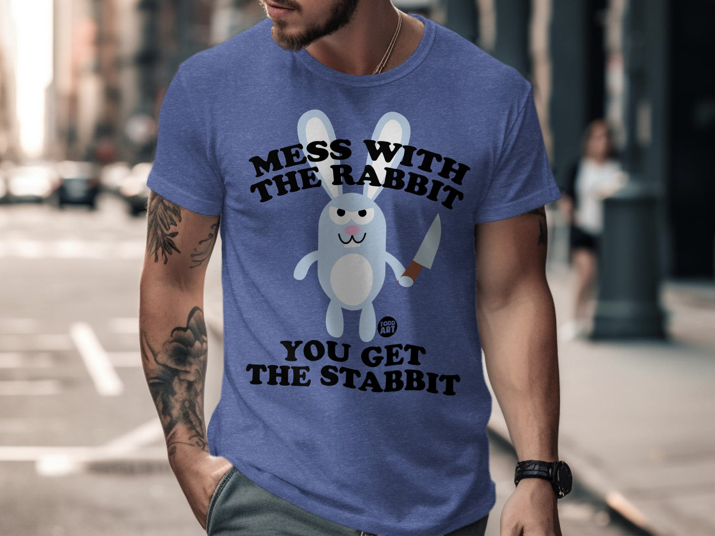 Mess With The Rabbit You Get The Stabbit T-shirt product