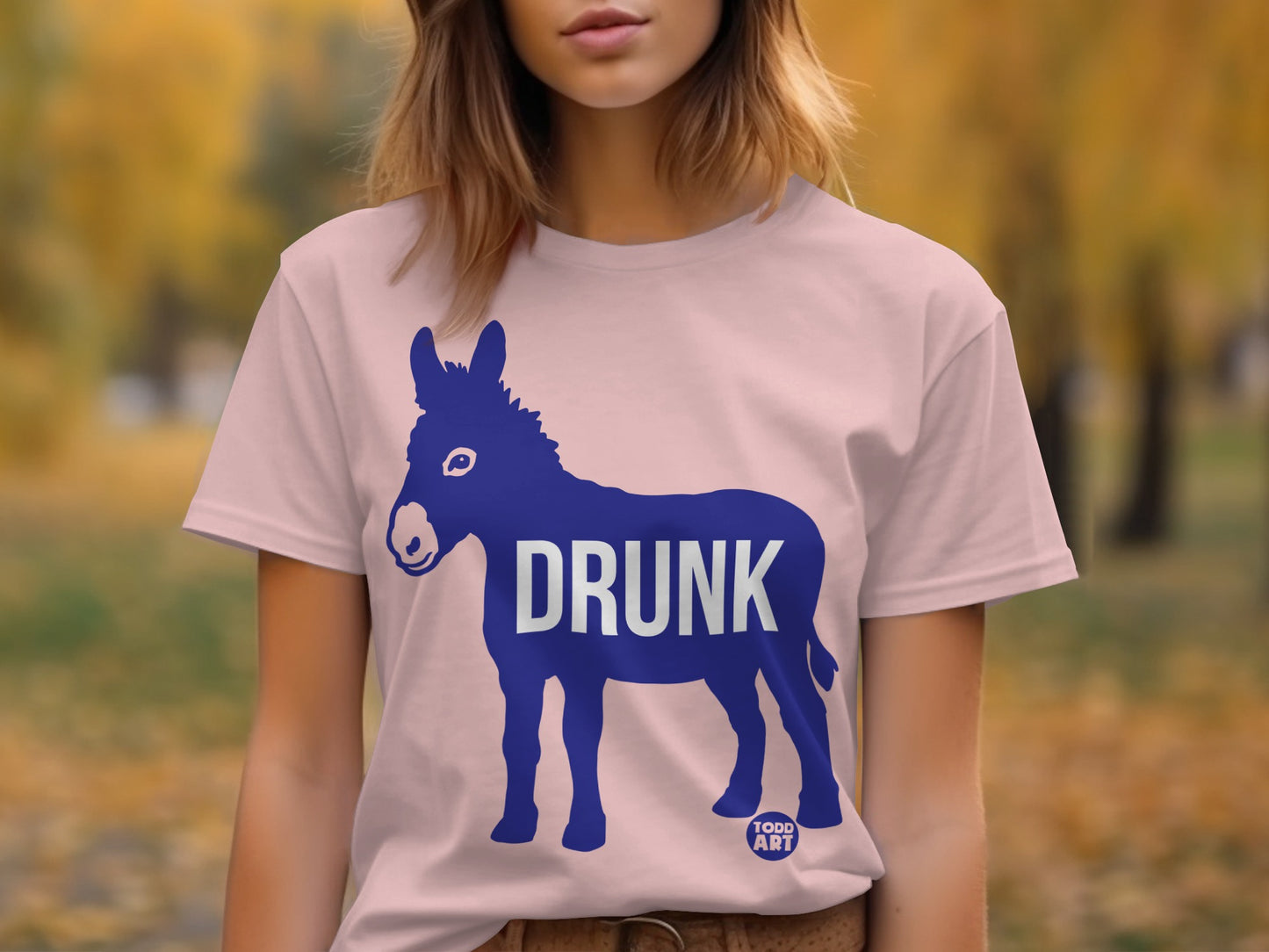 Drunk Donkey Graphic Humorous Statement T-Shirt product