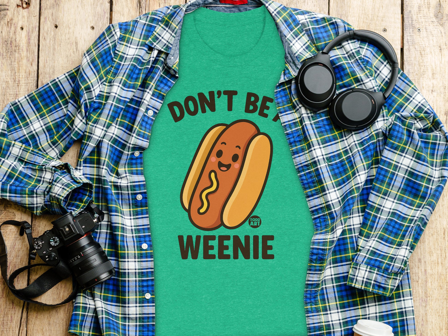 Don't Be A Weenie Funny Graphic T-shirt product type