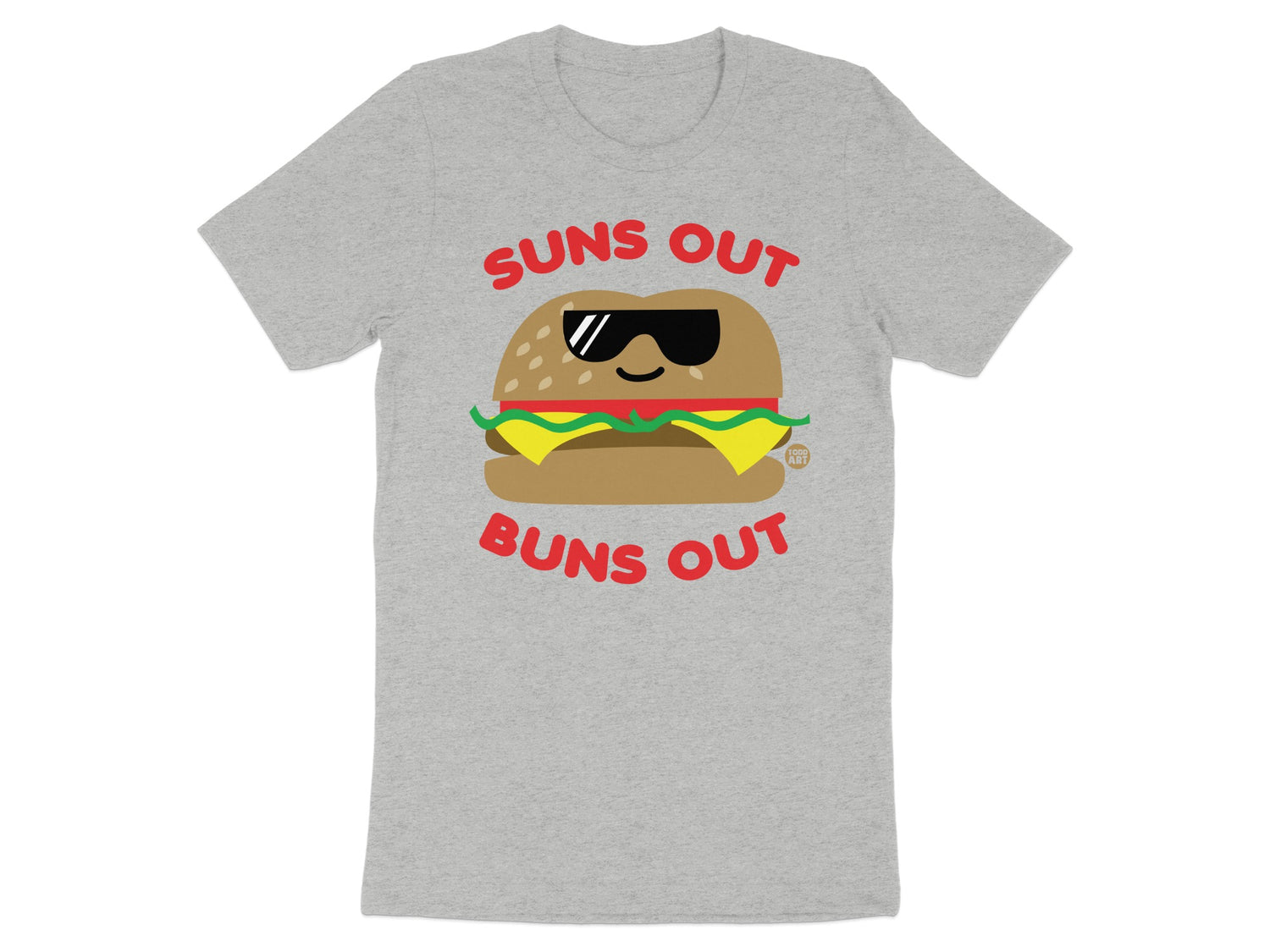 Suns Out Buns Out Print T-shirt product type