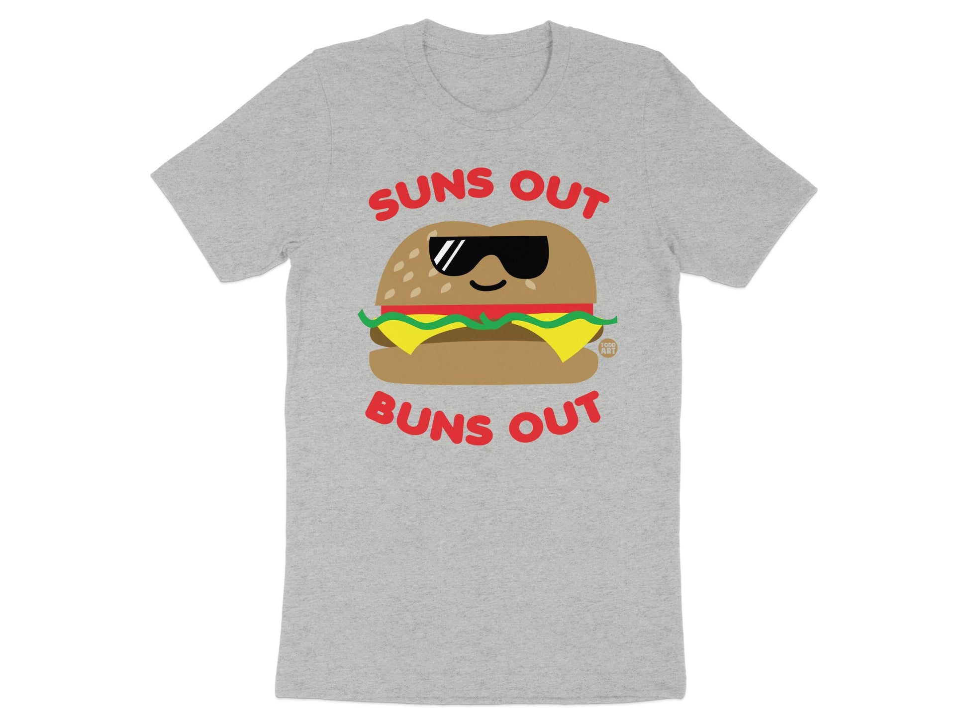 Suns Out Buns Out Print T-shirt product type