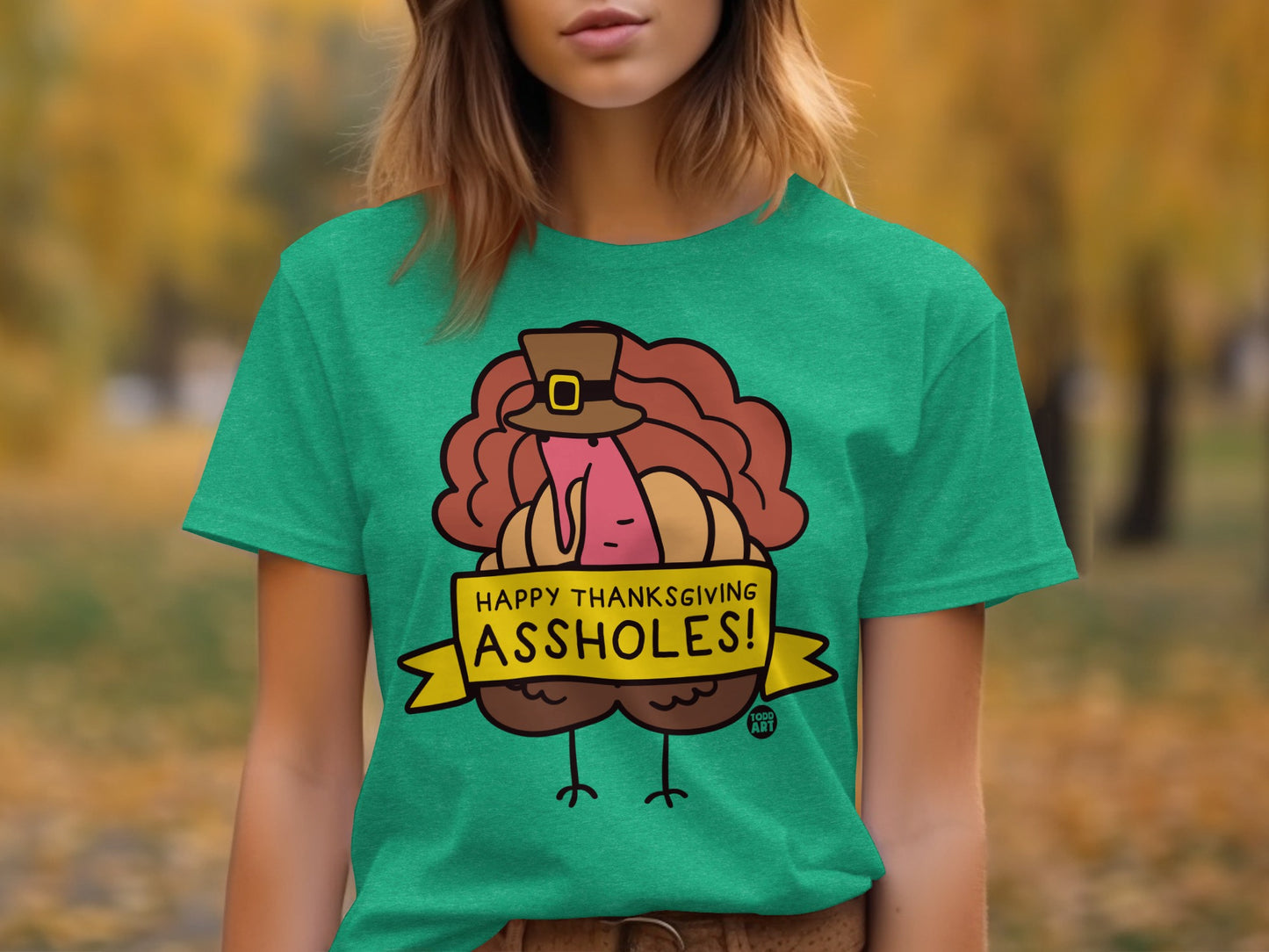Funny Thanksgiving Turkey Tee Happy Thanksgiving
