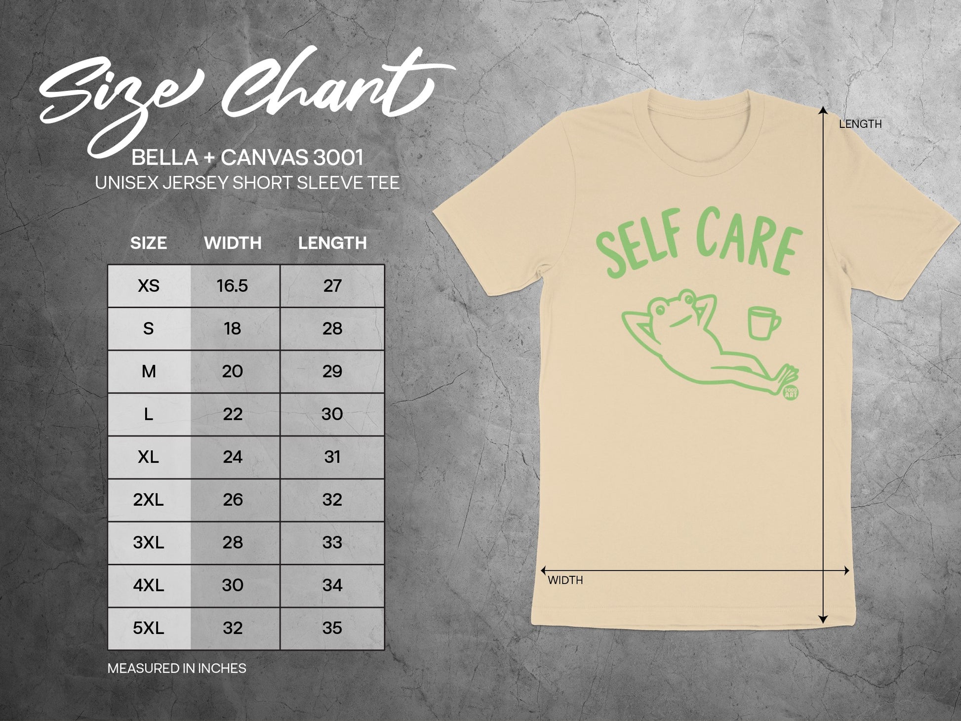 Self Care Frog Short Sleeve Tee product