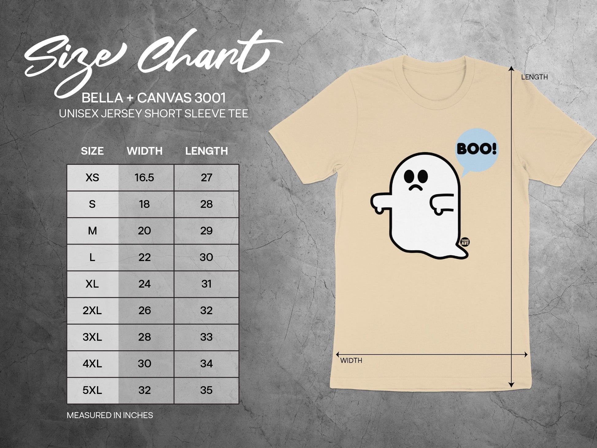 Spooky Ghost Boo Unisex Jersey Short Sleeve Tee product