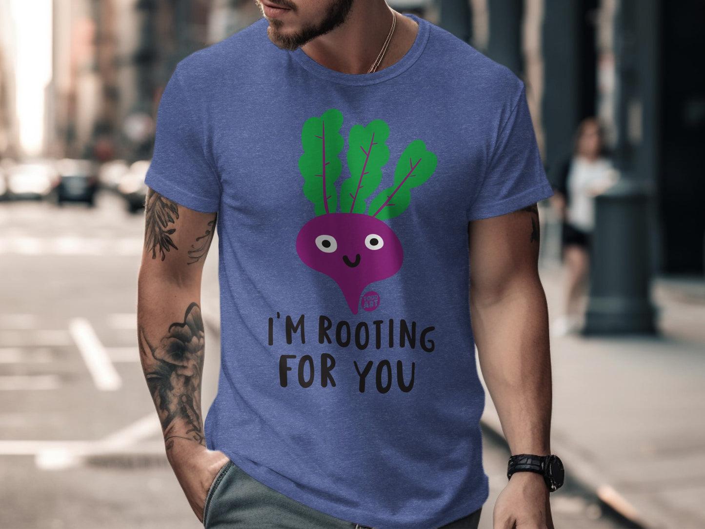 I'm Rooting For You Cute Vegetable Graphic Tee