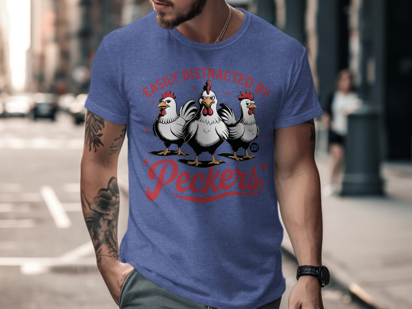 Easily Distracted By Pecker T-shirt product