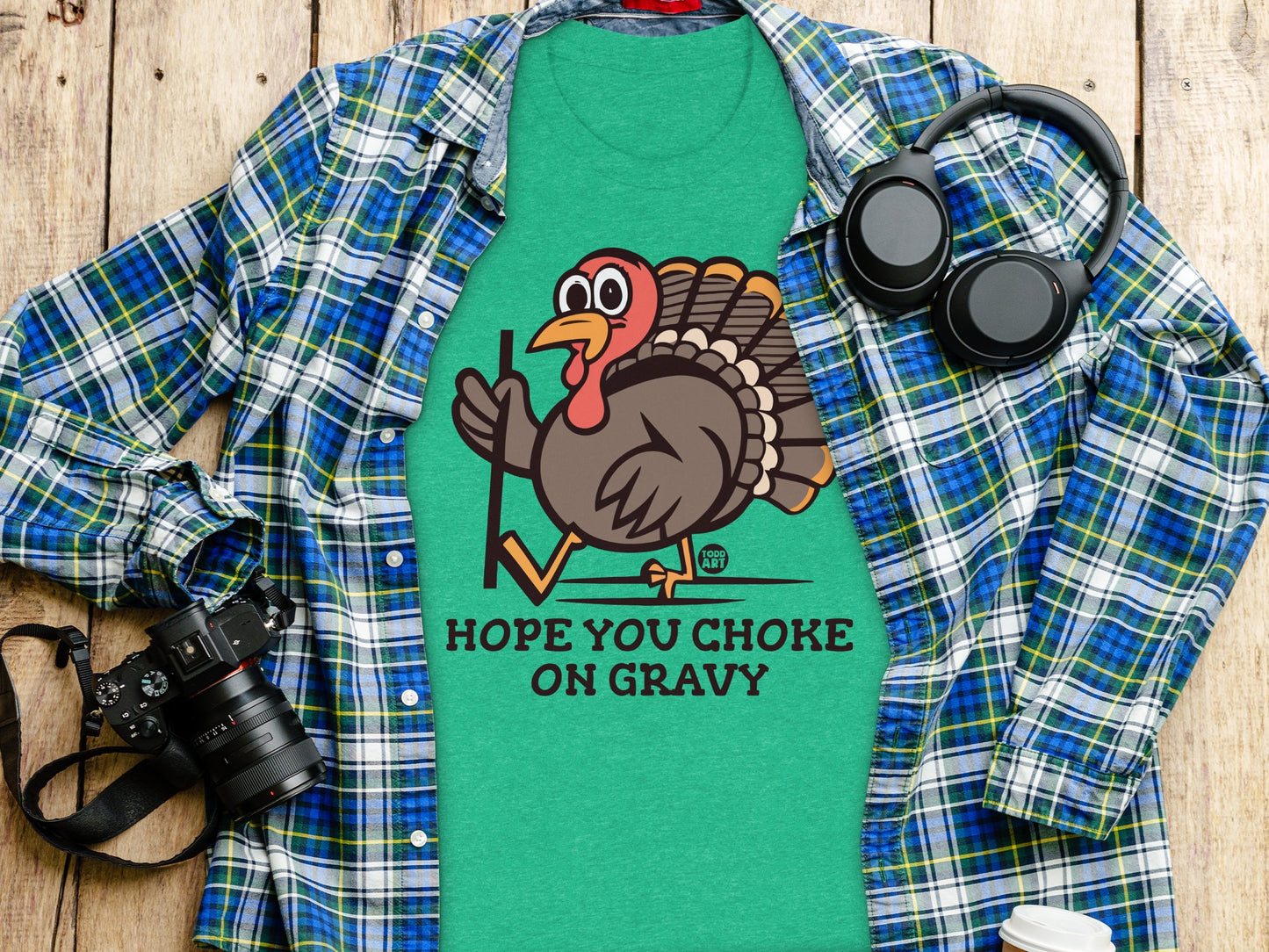 Hope You Choke On Gravy Graphic Tee product type