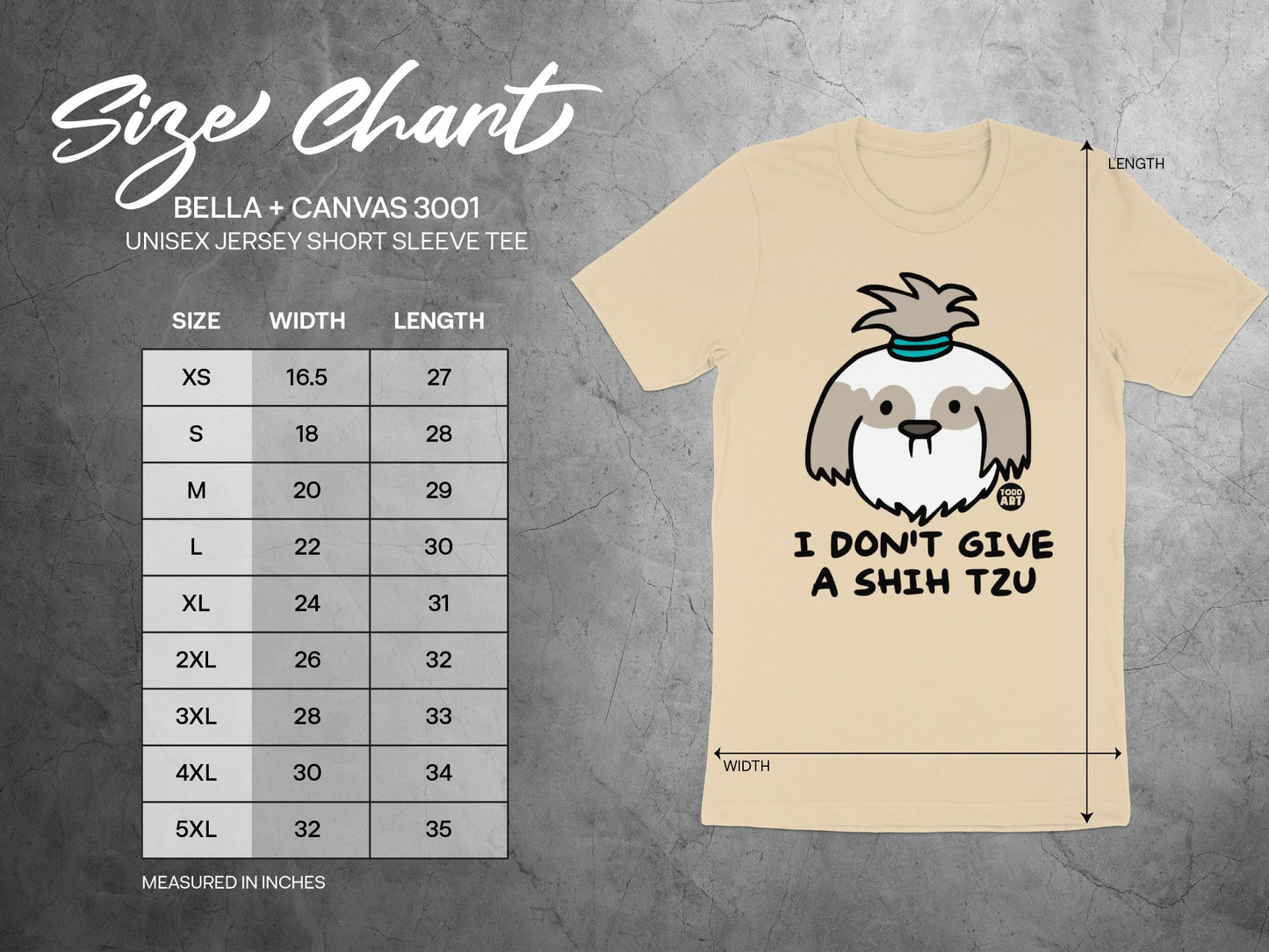 I Don't Give A Shih Tzu Unisex Jersey Short Sleeve Tee product