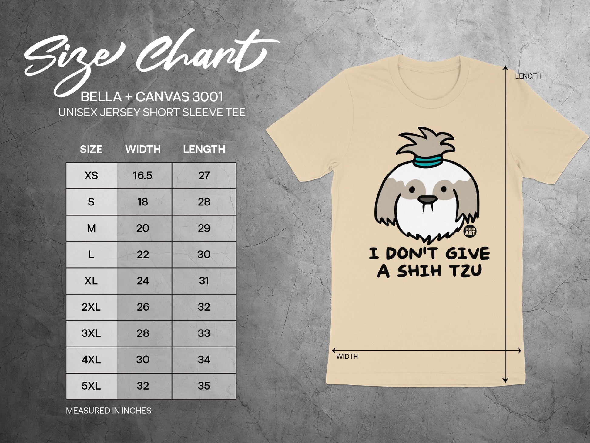 I Don't Give A Shih Tzu Unisex Jersey Short Sleeve Tee product