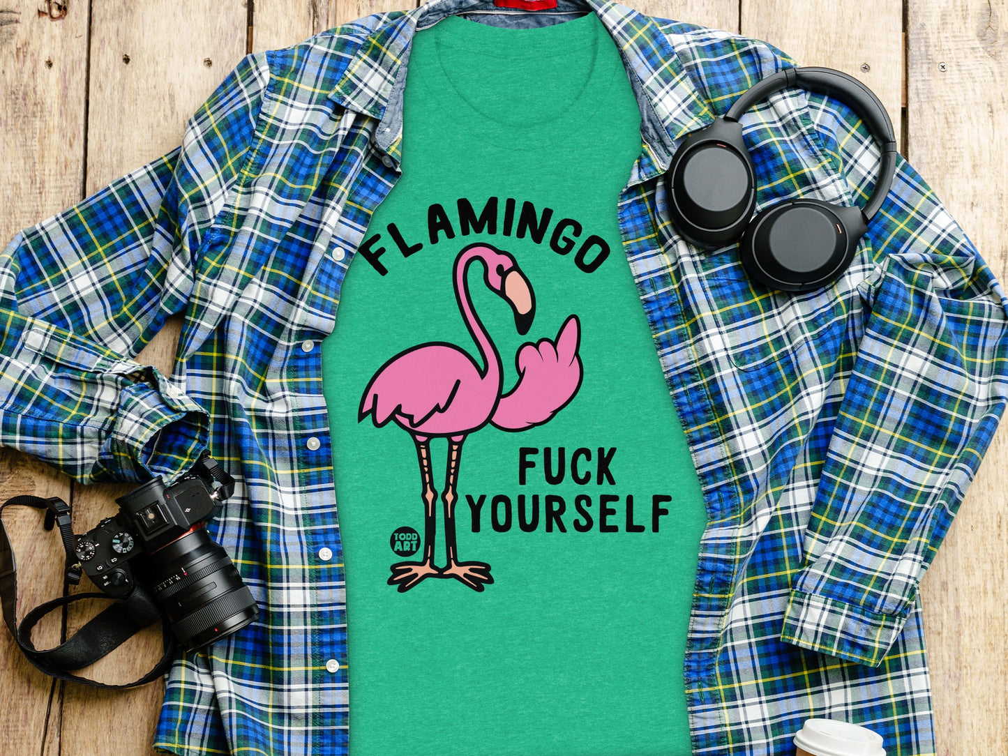 Flamingo Fuck Yourself Graphic T-Shirt product type