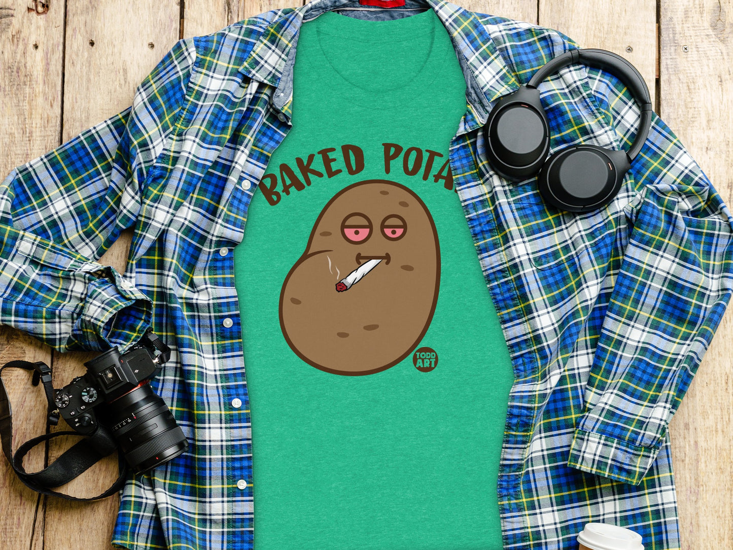 Funny Baked Potato T-Shirt for Casual Wear