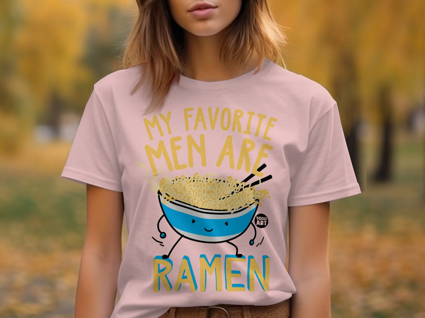 My Favorite Men Are Ramen Graphic T-Shirt