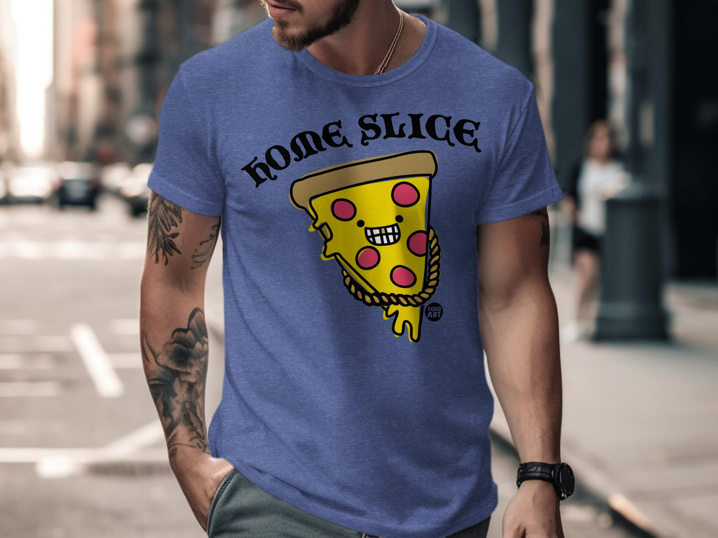 Home Slice Funny Pizza Graphic Tee Product