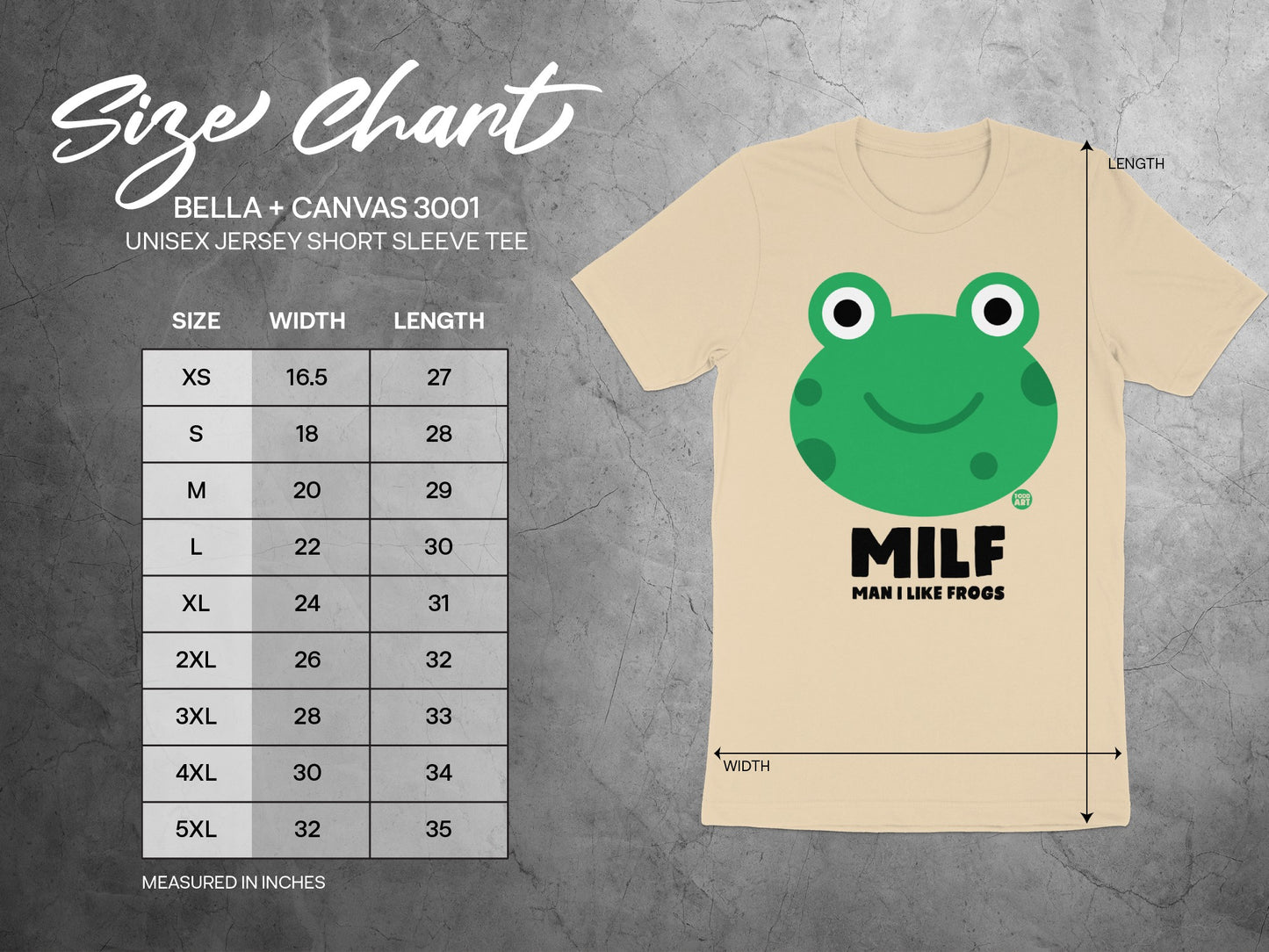 Cute Frog Graphic Unisex Jersey Short Sleeve Tee product type